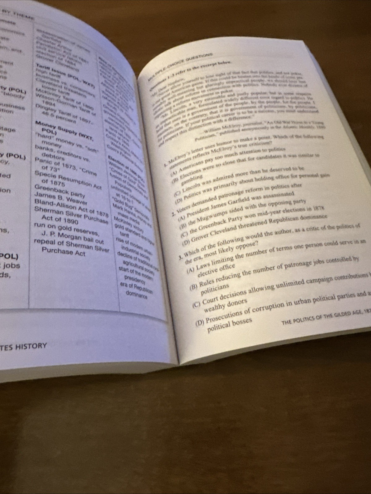 Advanced Placement United States History, 2020 Edition AMSCO GOOD NO MARKS