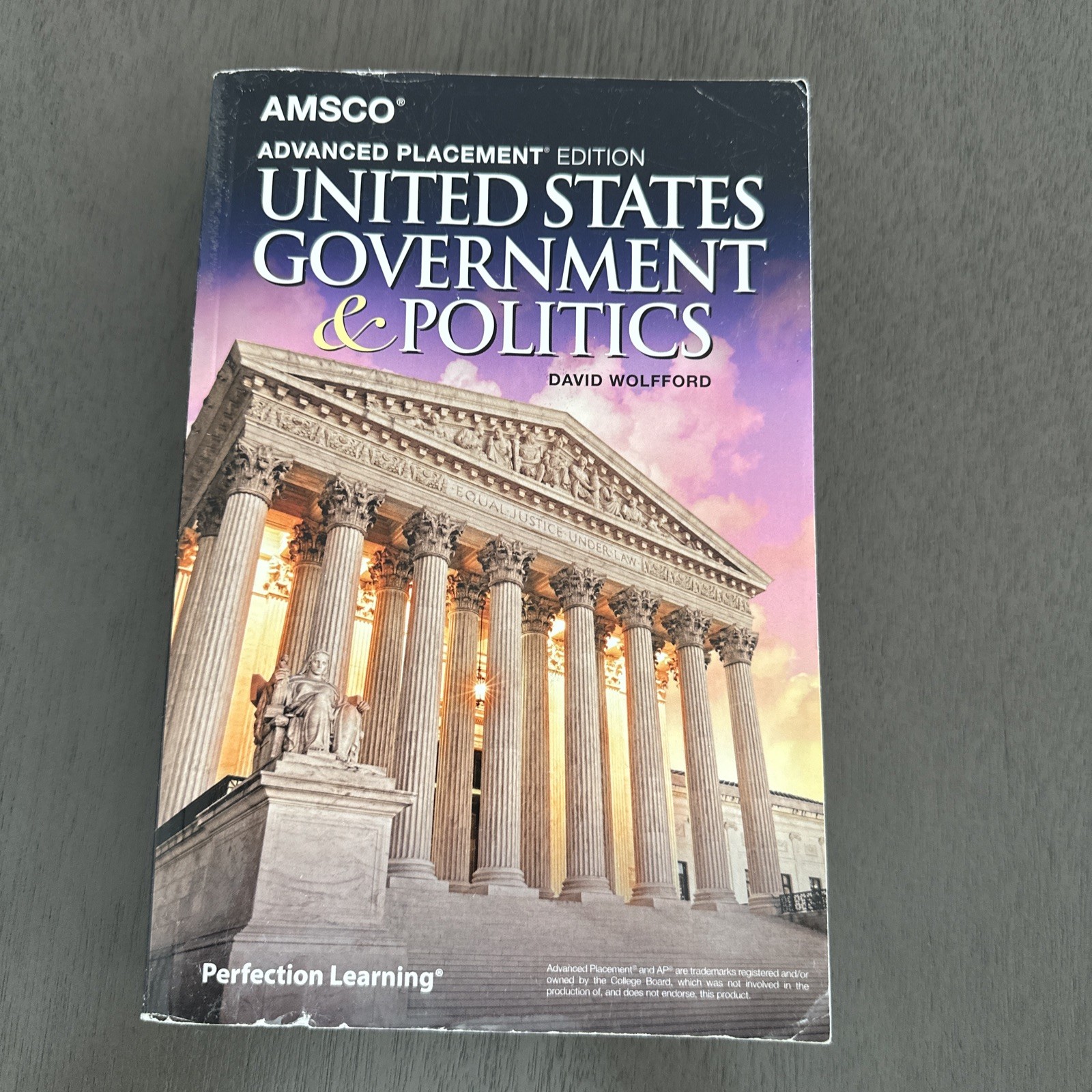 Amsco Advanced Placement United States Government & Politics Paperback Book New