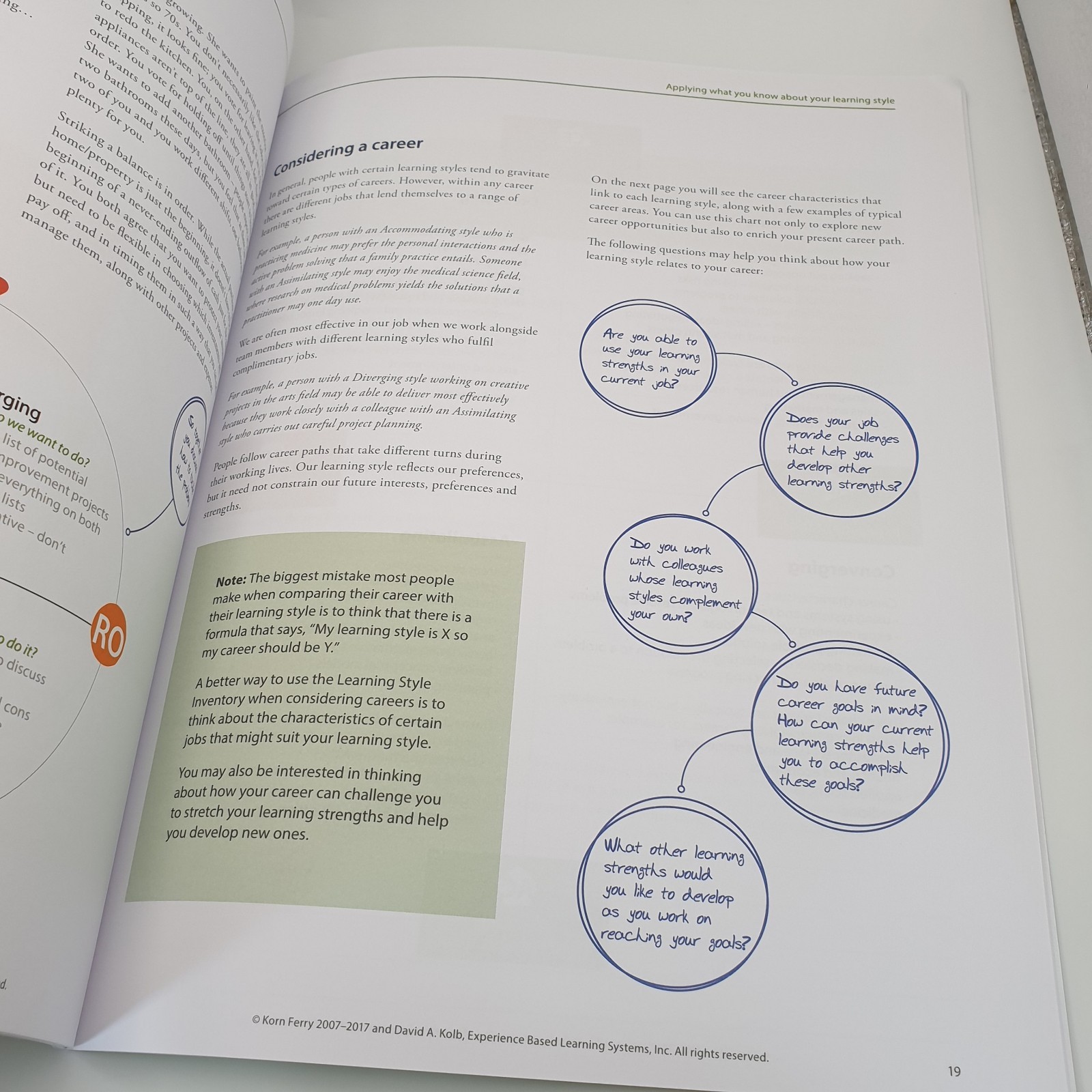 Kolb Learning Style Inventory Workbook Version 3.1 (Korn Ferry | Hay Group)