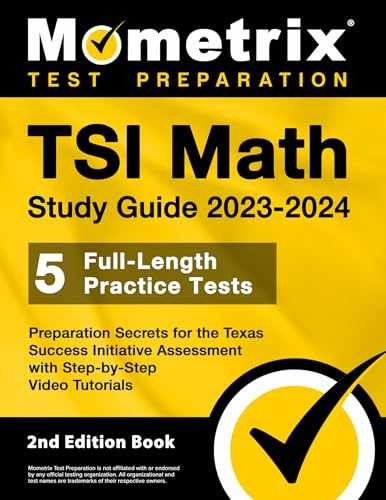 TSI Math Study Guide 2023-2024 – 5 – Paperback, by Bowling Matthew – Very Good
