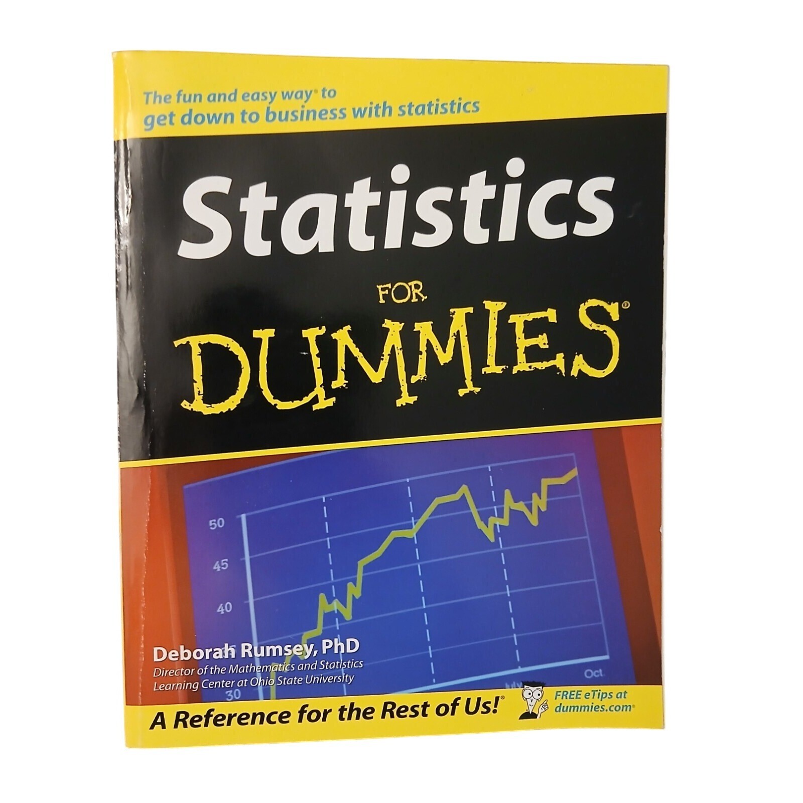 Statistics for Dummies® by Deborah J. Rumsey (2003, Trade Paperback) #book27