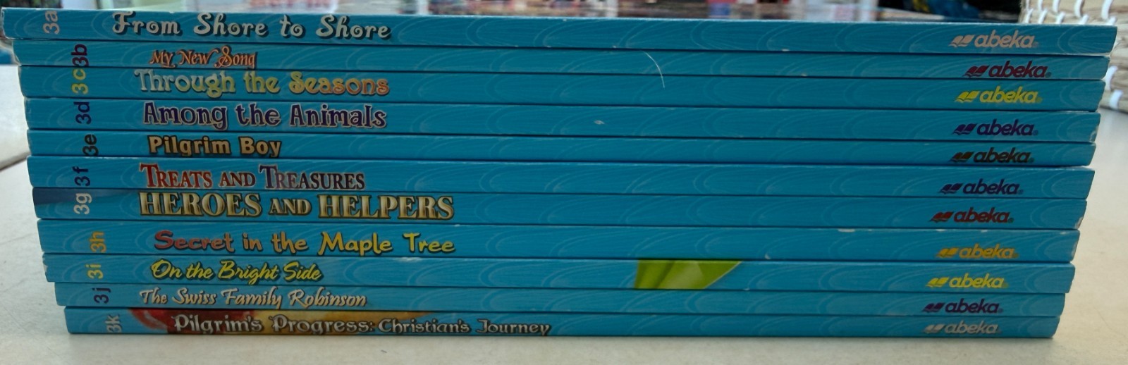 Abeka 3rd grade readers 11 Book Lot