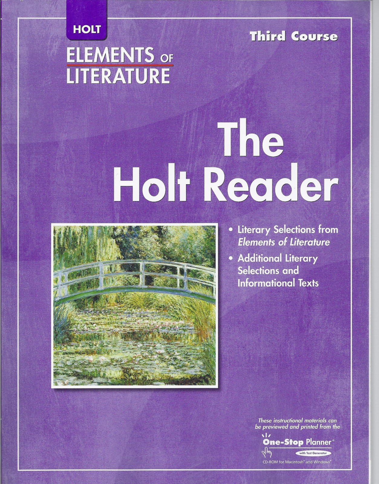 Elements of Literature: The Holt Reader, 3rd Course