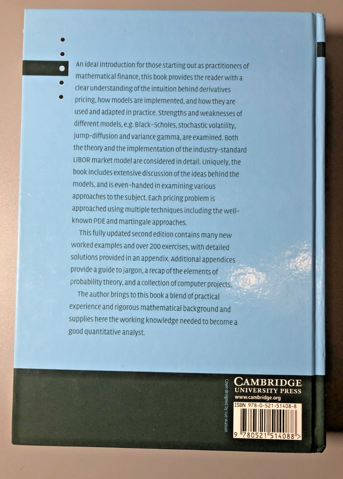 The Concepts and Practice of Mathematical Finance 2nd Ed Joshi Hardback