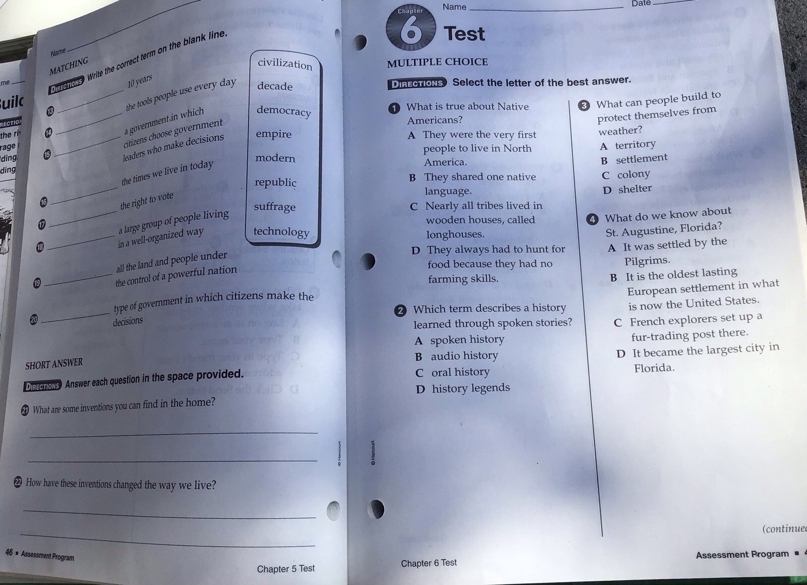 3rd Grade 3 Social Studies Teacher Editions Tests Student Homeschool Bundle