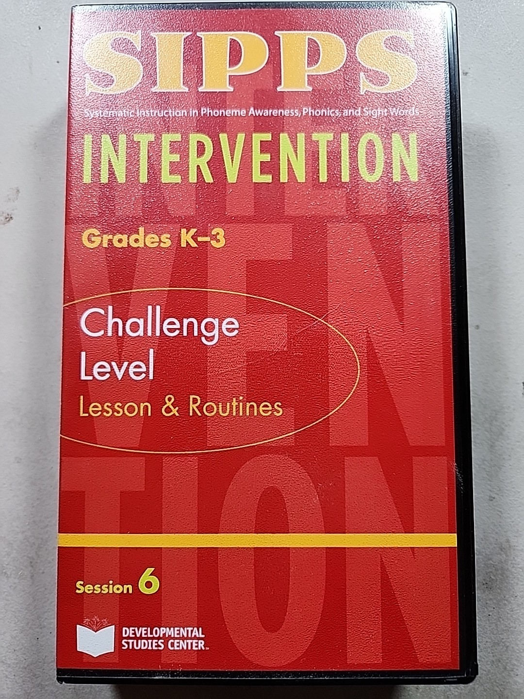SIPPS Intervention Grades K-3 Staff Development Support Kit