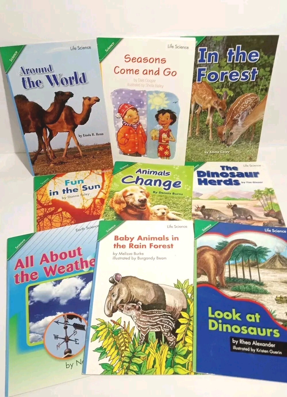 Grade 1 Reading Books Scott Foresman Pearson LOT 9 Readers Set Science Learning