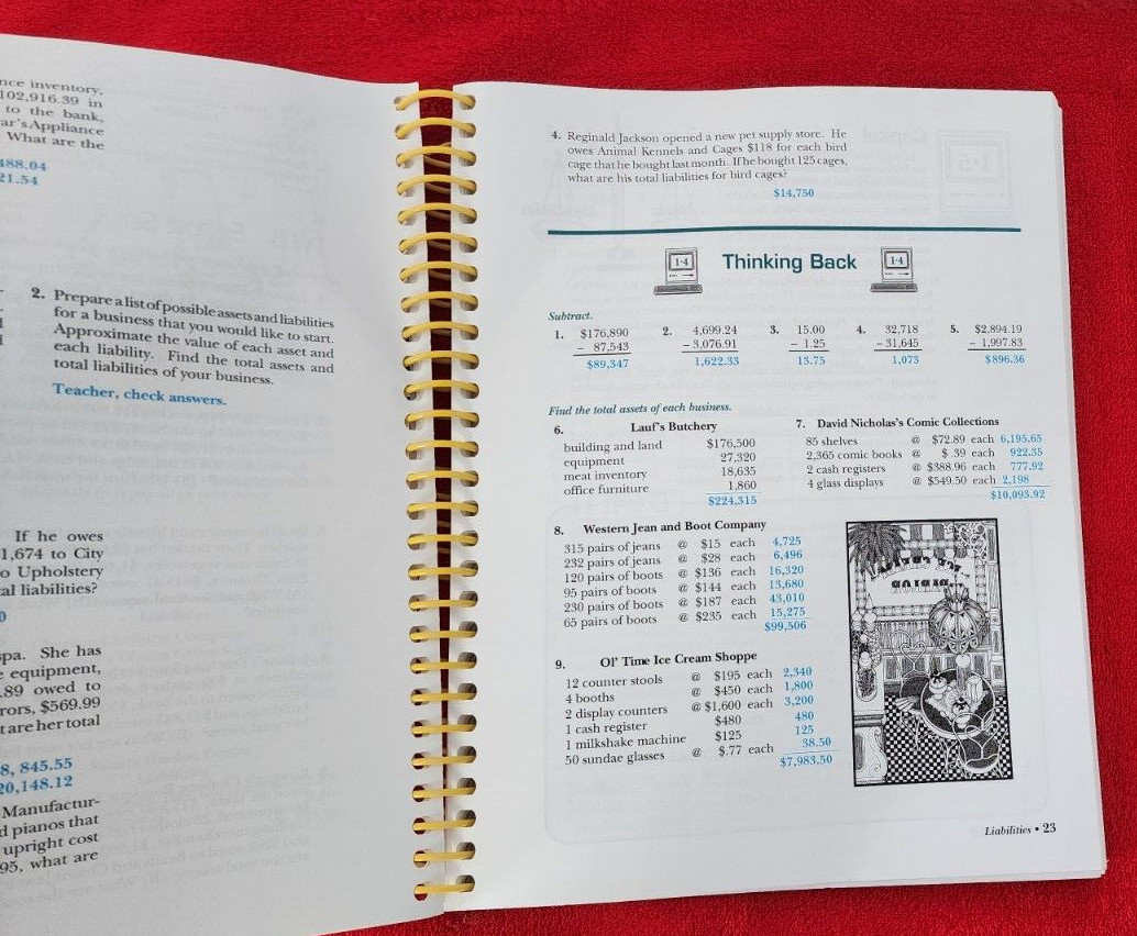 Abeka A Beka Book BUSINESS MATHEMATICS Work Text TEACHERS EDITION 67954016