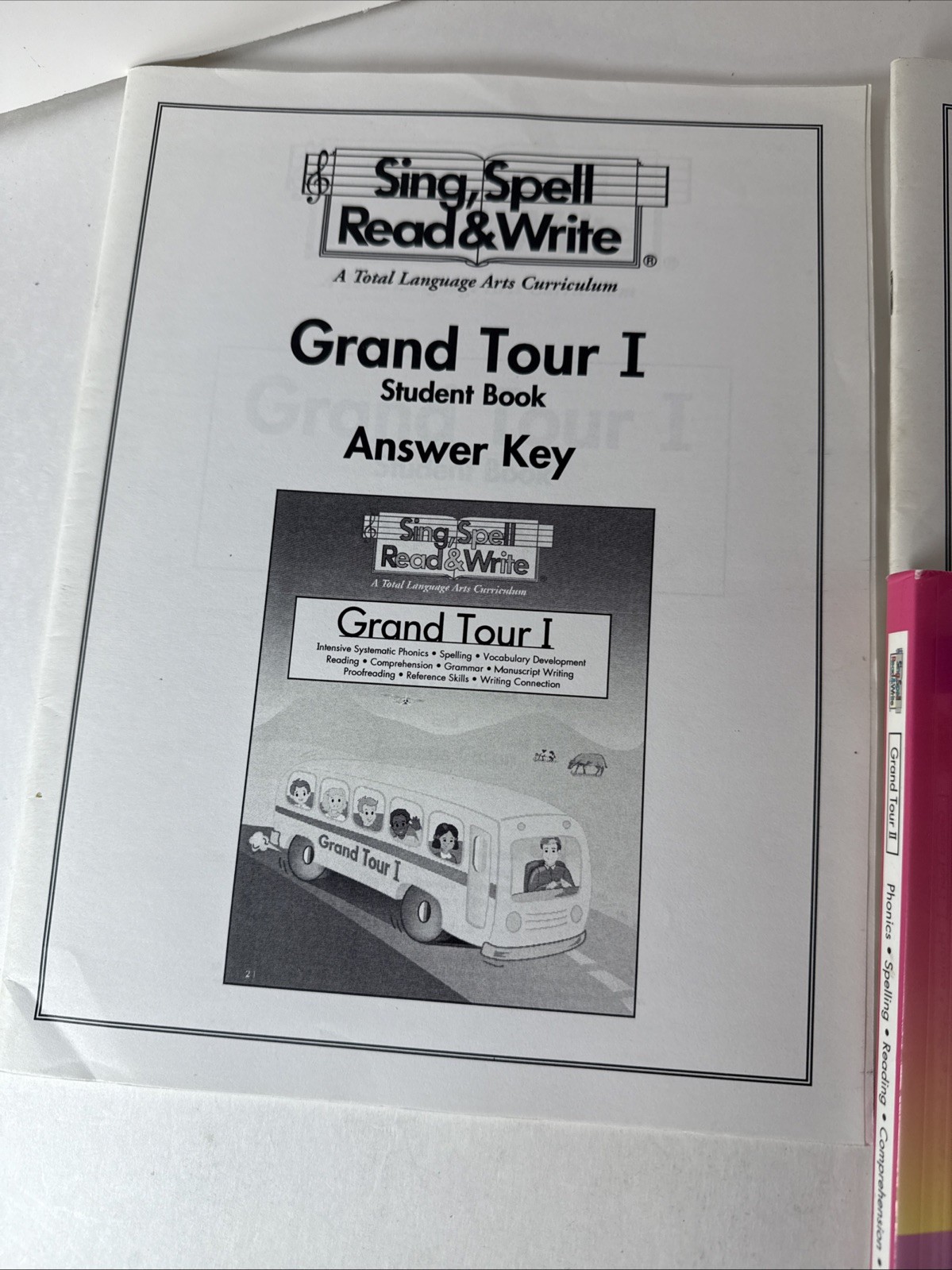Sing Spell Read Write, Grand Tour 1 & 2,Workbooks W/key, Teacher Manual, Level 2