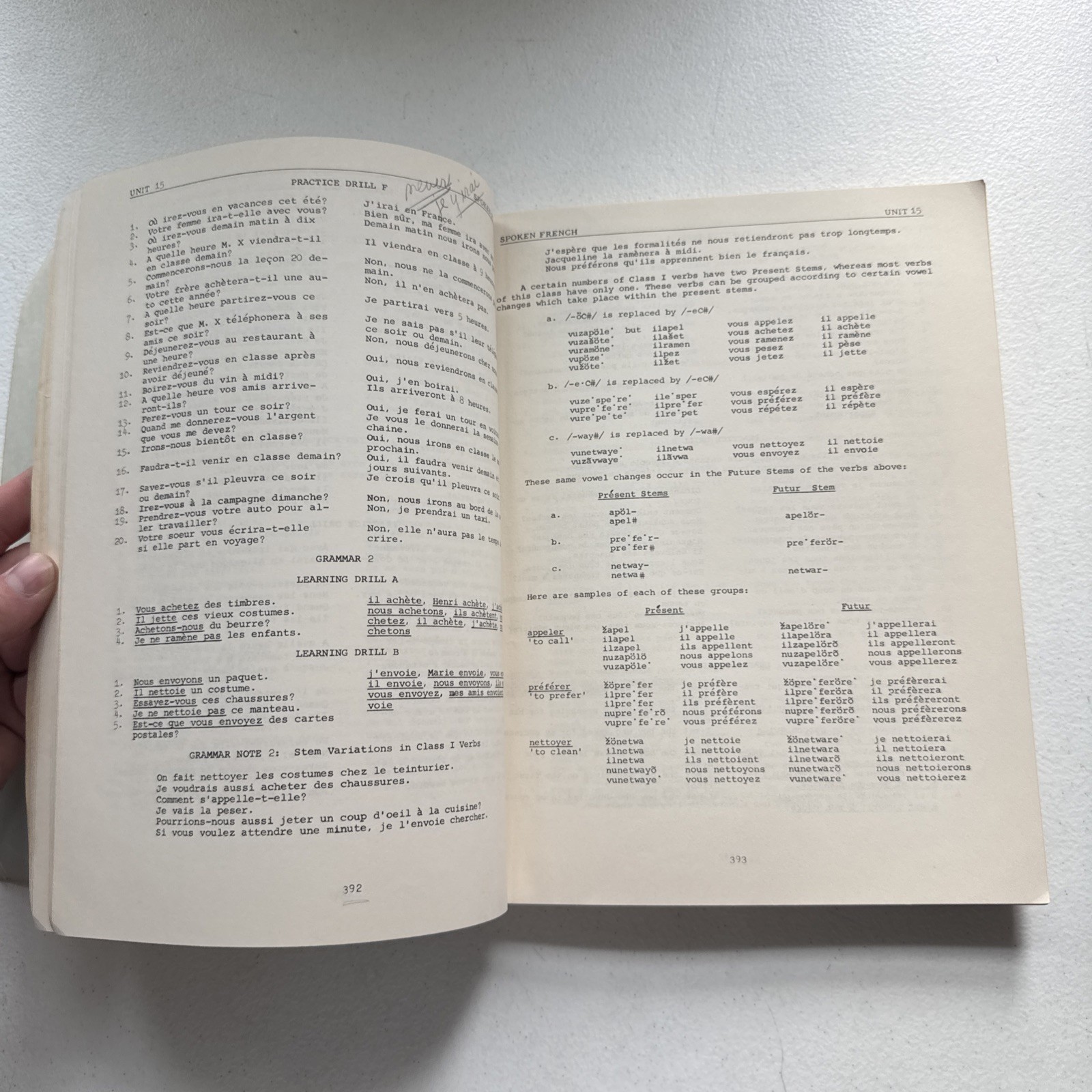 Foreign Service Insitute French Basic Course Units 13-24 1960