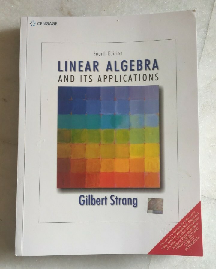Linear Algebra and Its Applications by Gilbert Strang 4ed INTERNATIONAL EDITION