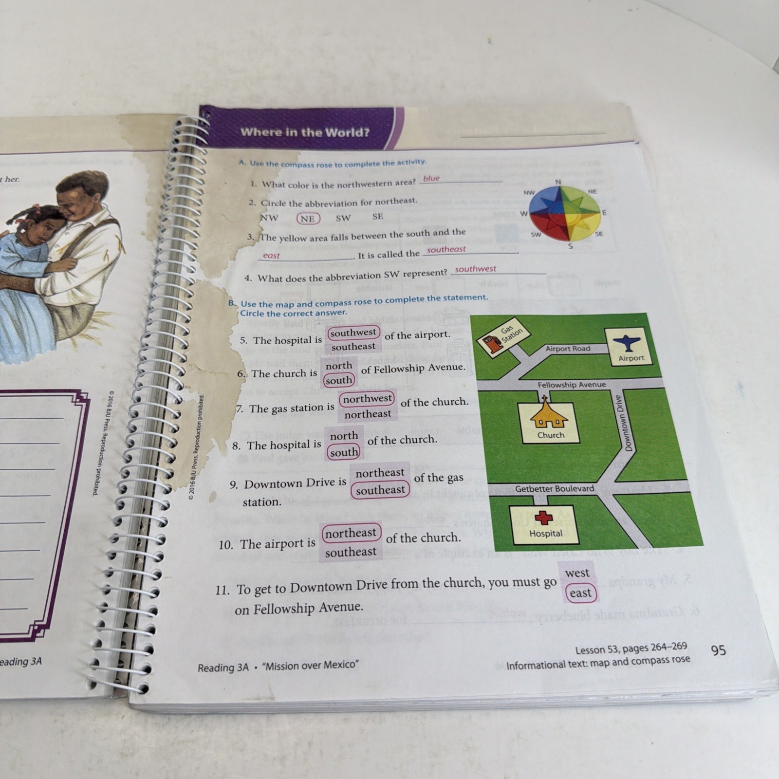 BJU Press Adventures in Reading 3 Worktext Answer Key Third Edition Paperback