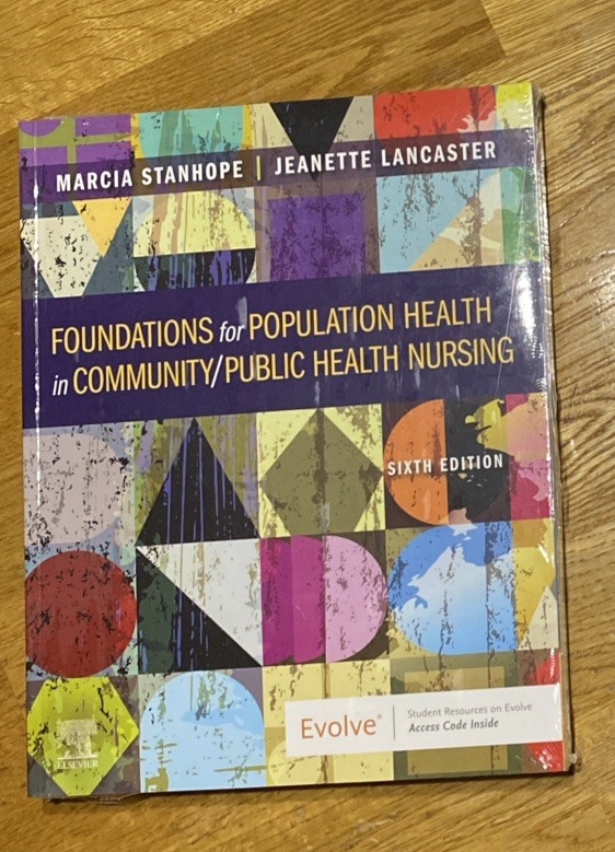 Foundations for Population Health in – Paperback, by Stanhope PhD RN – New Wrap