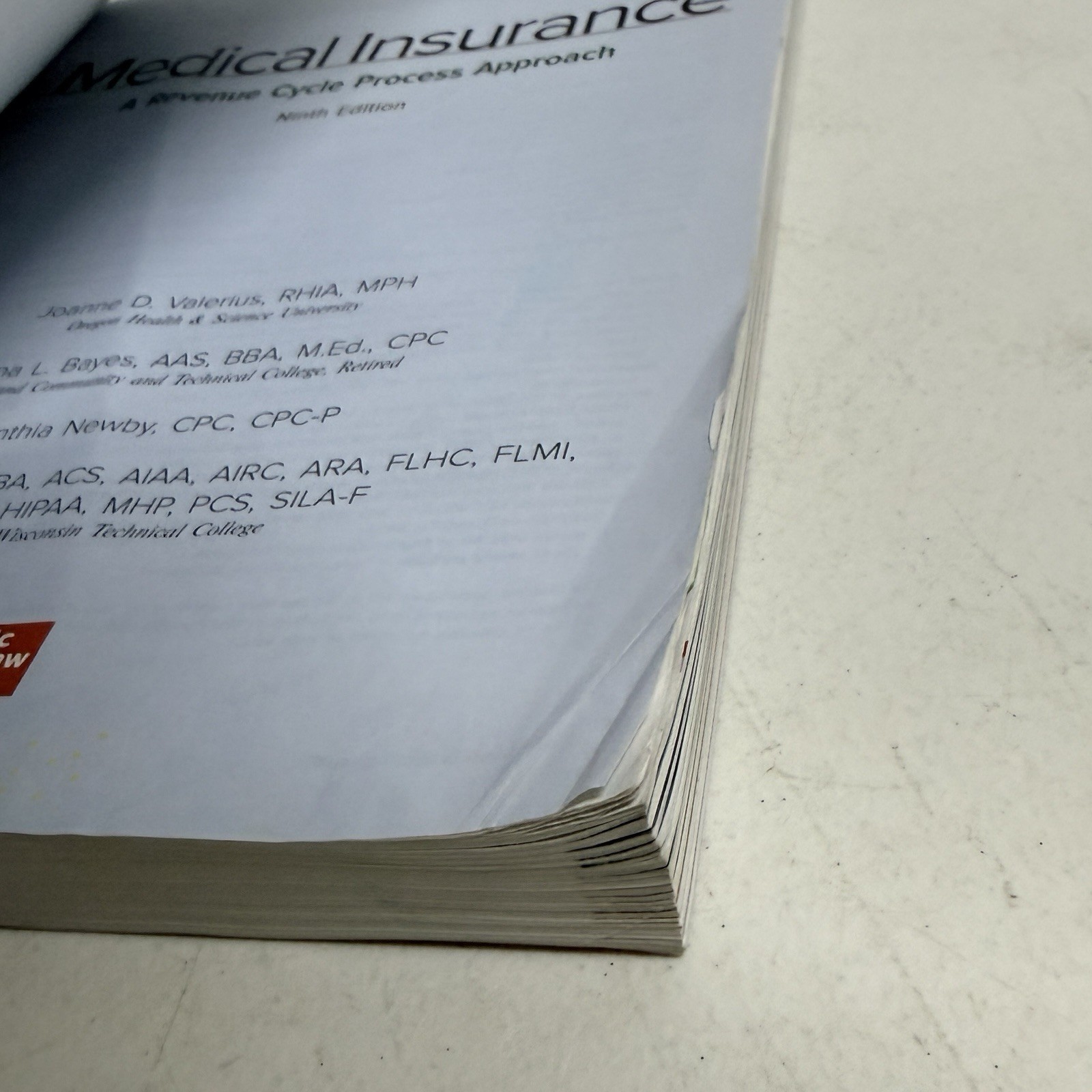 Medical Insurance: A Revenue Cycle – Paperback by Valerius Joanne, Bayes 9th Ed.