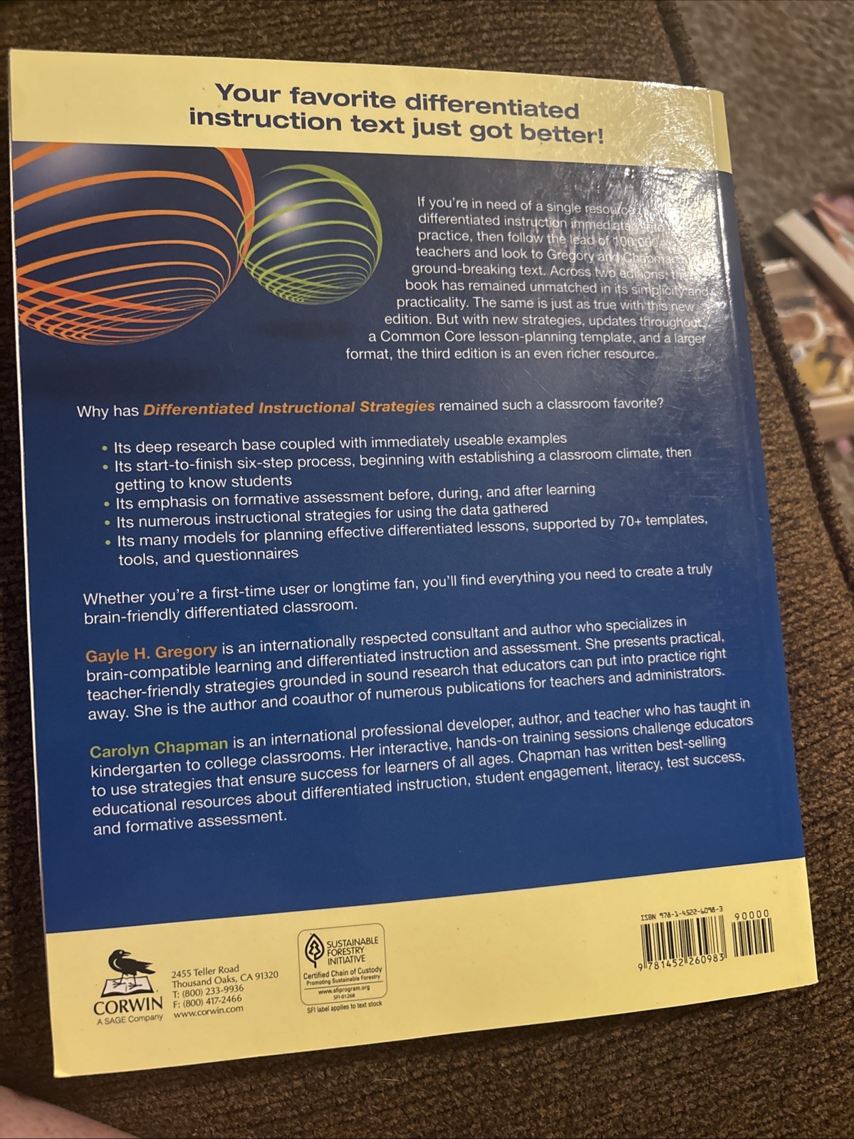 Differentiated Instructional Strategies : One Size Doesnt Fit All paperback