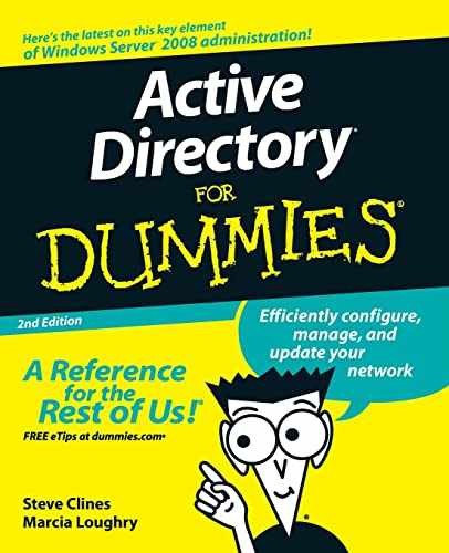 Active Directory For Dummies – Paperback, by Clines Steve; Loughry – Very Good