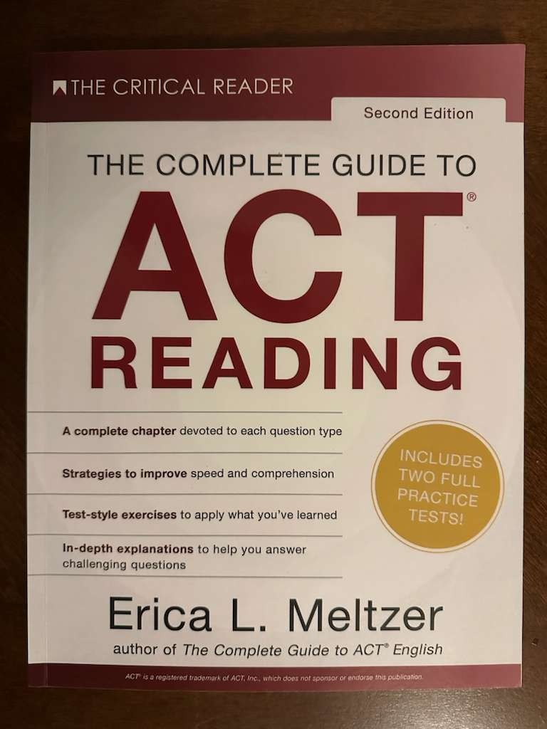 Complete Guide to ACT Reading, 2nd Edition by Erica L. Meltzer (2024)