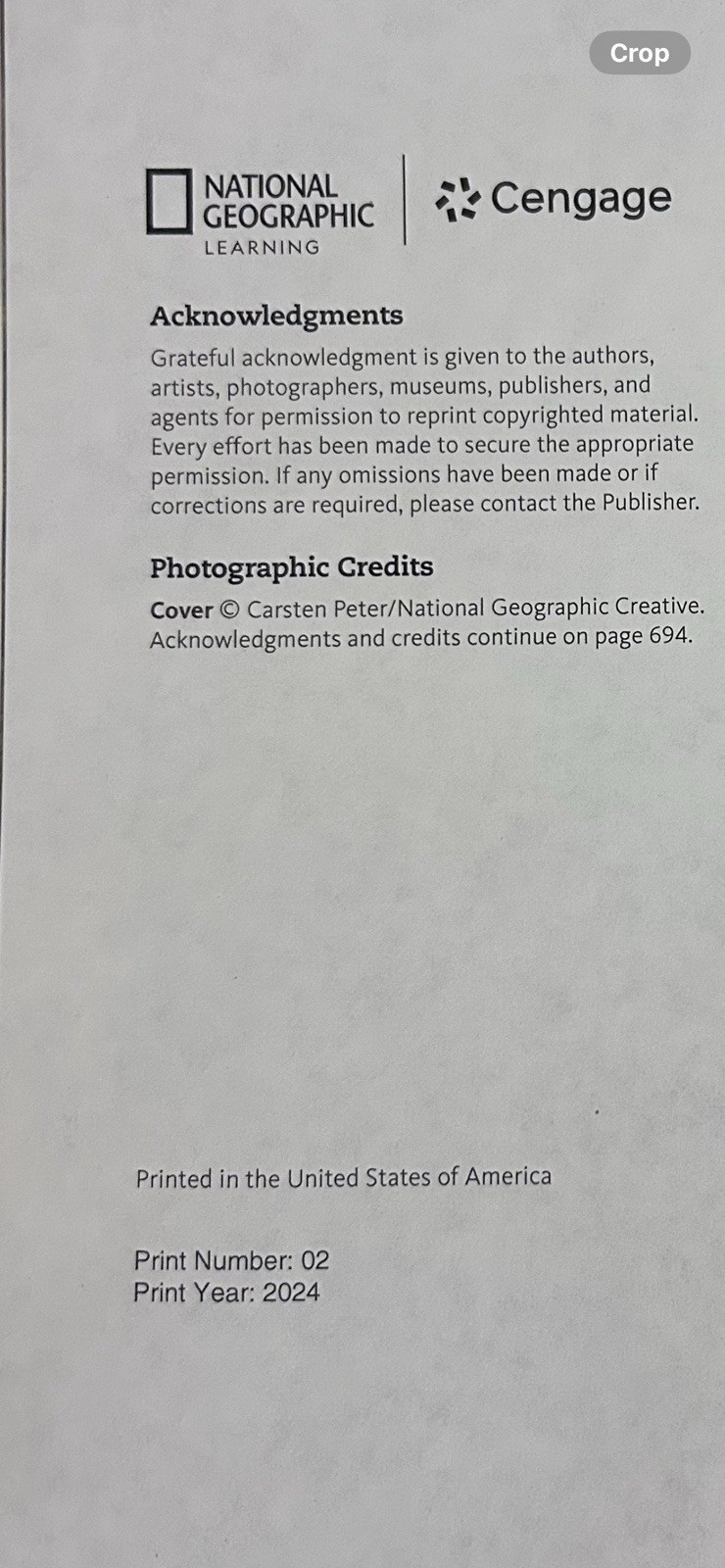 National Geographic Environmental Science Teacher’s Edition Alabama Revised2024