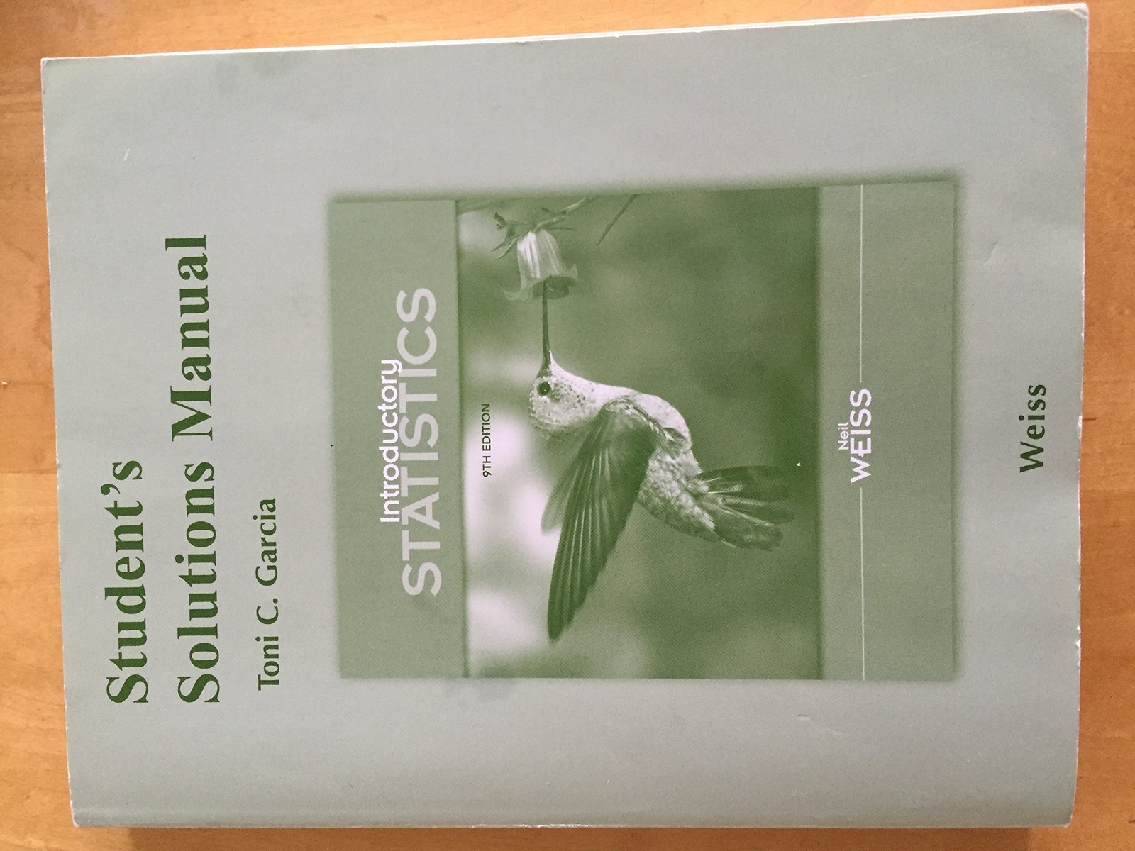 Student Solutions Manual for Introductory Statistics – paperback Weiss, Neil…