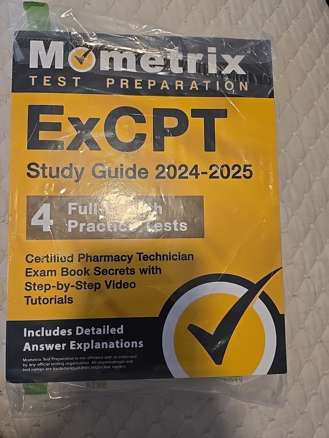 Excpt Study Guide 2024-2025 – 4 Full-Length Practice Tests, Certified Pharmacy T