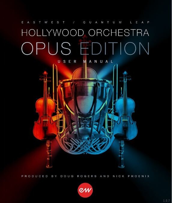 EastWest Hollywood Orchestra User Manual: Full Color 234 Pages & Clear Covers!