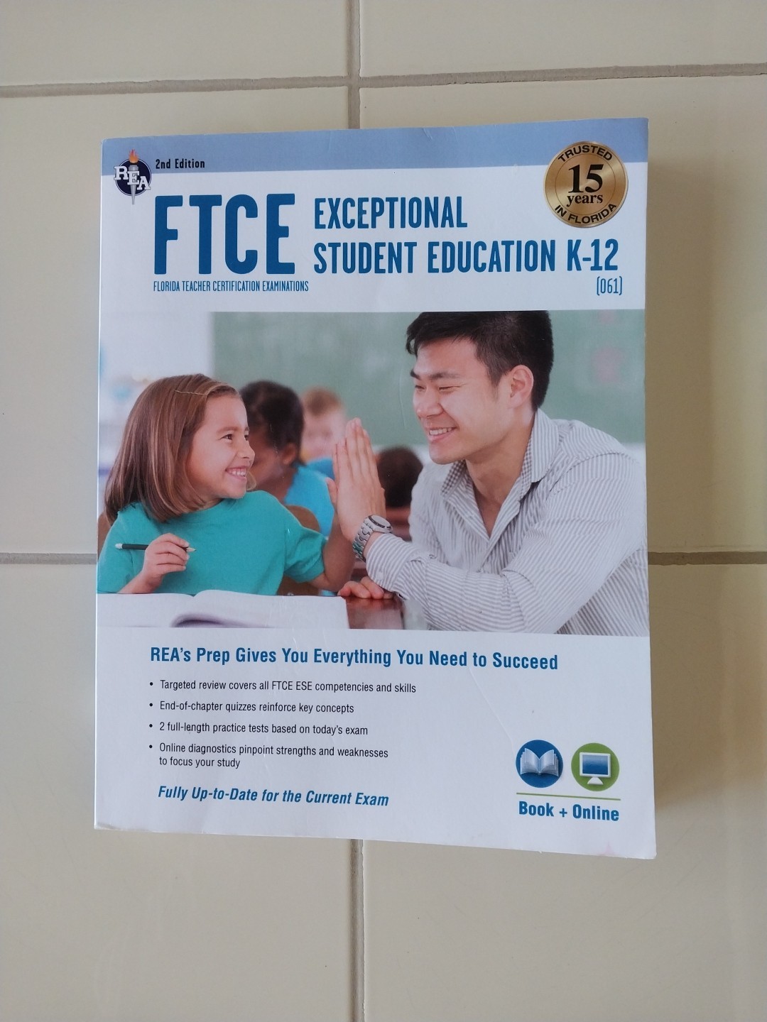 FTCE Exceptional Student Education K-12 061 Test Prep 2nd Ed 2021 Good