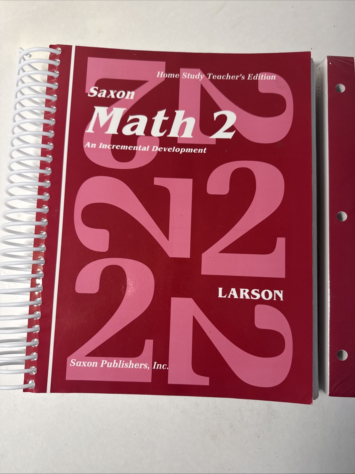 SAXON Math HOMESCOOL 2, Larson, 2nd GRADE, Teachers Edition, Workbooks, & Flash✅