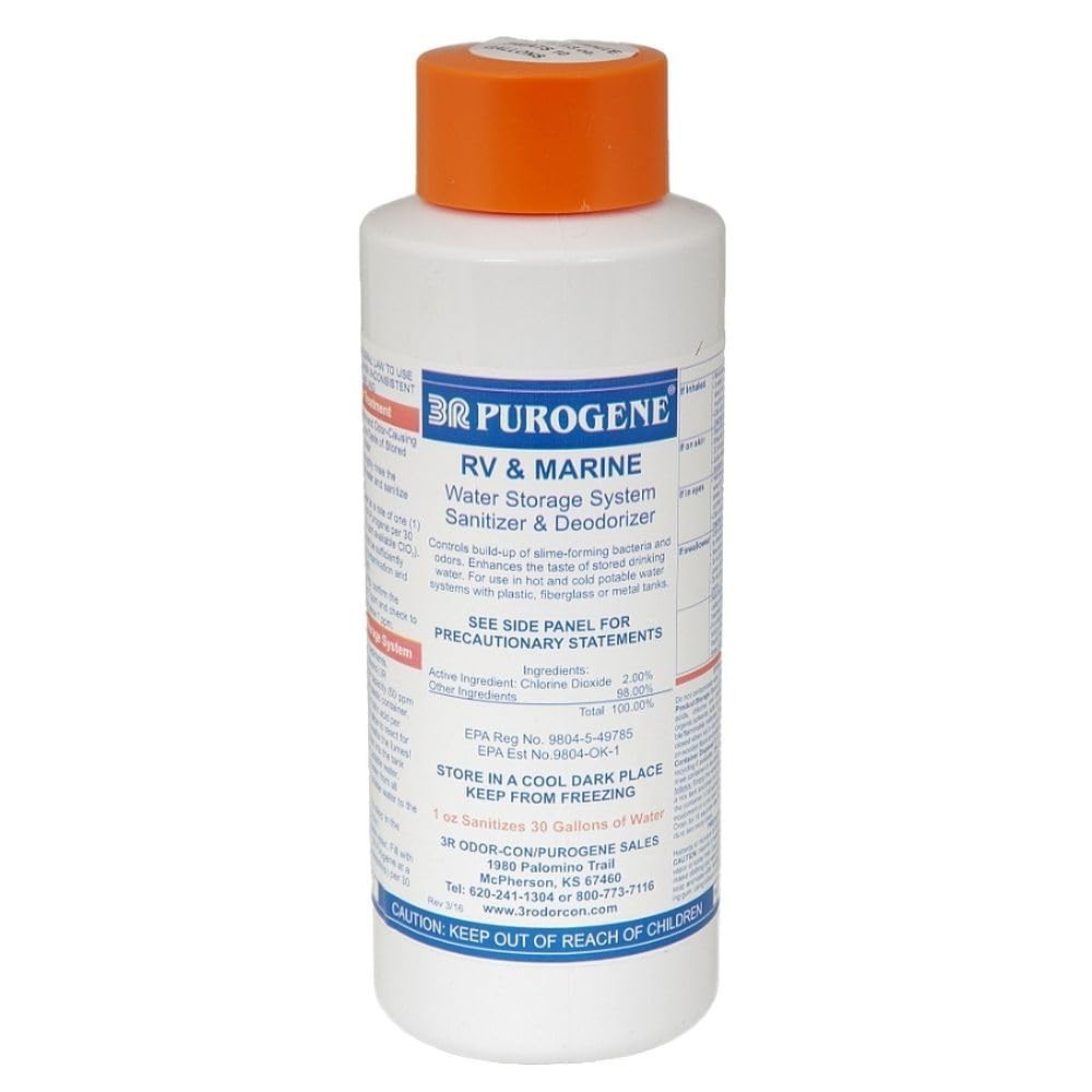Long-Term Water Storage Treatment: 32oz Purogene Anti-Odor & Chlorine Reducer