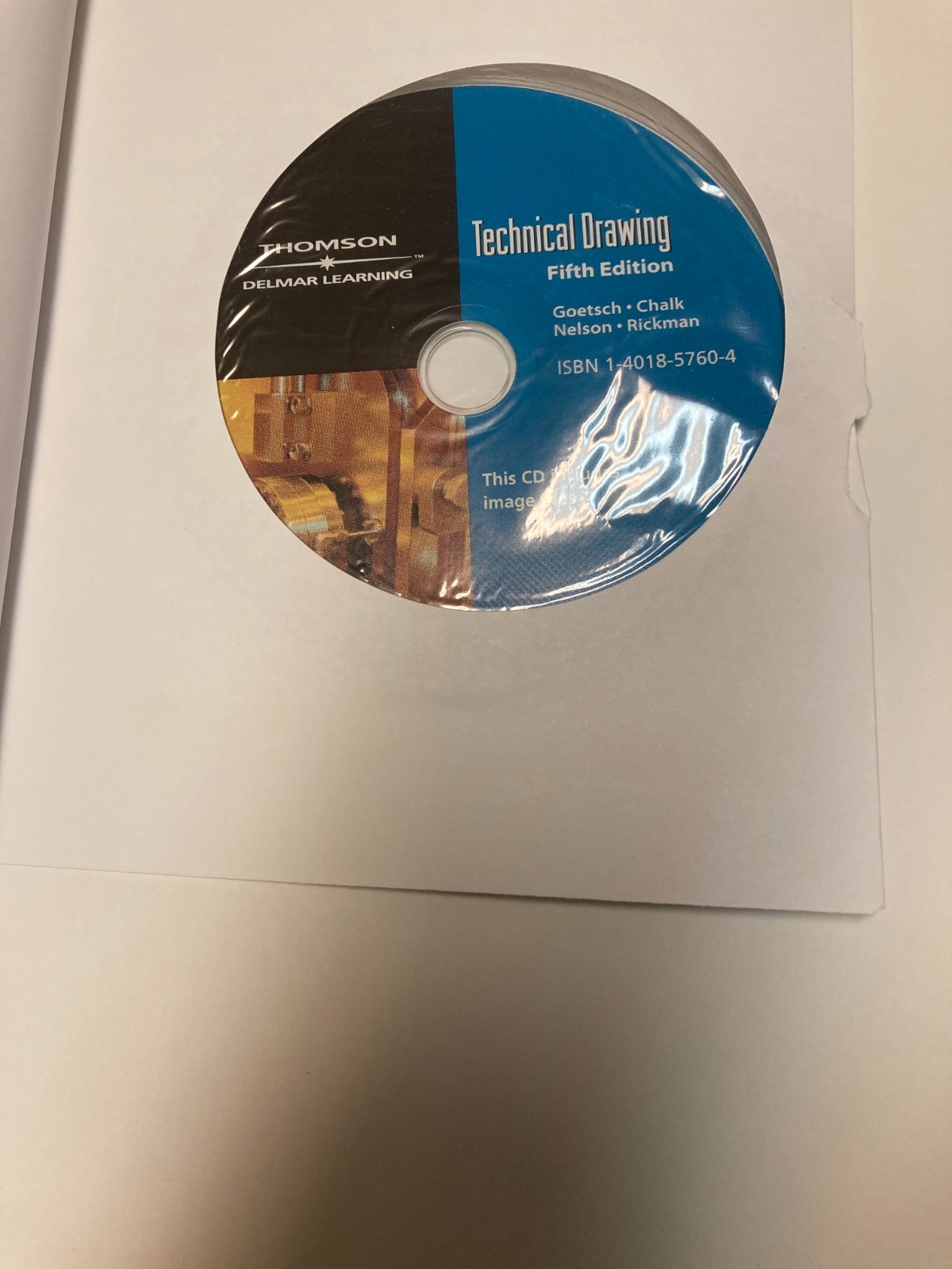 Technical Drawing by David L Goetsch 5th Ed. Used Very Good Condition with CD