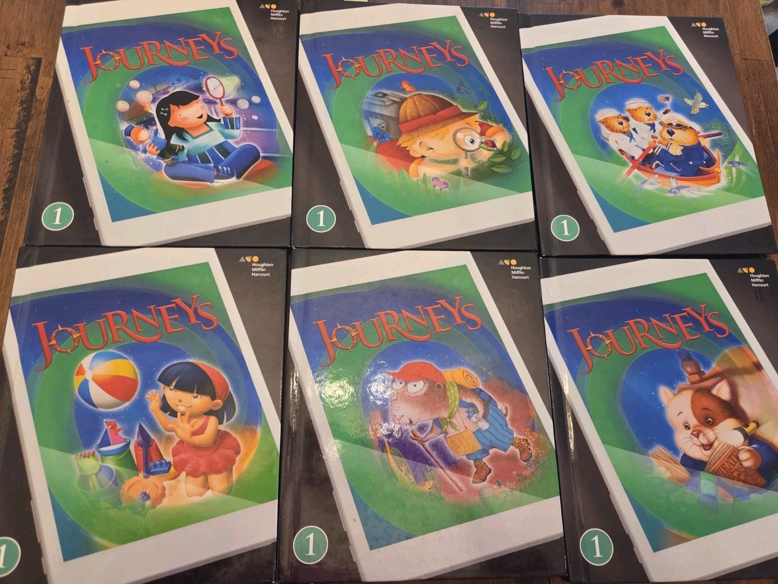 Set of 6 Journeys 1st Grade 1 Reading Books Leveled Readers HMH Homeschool Set