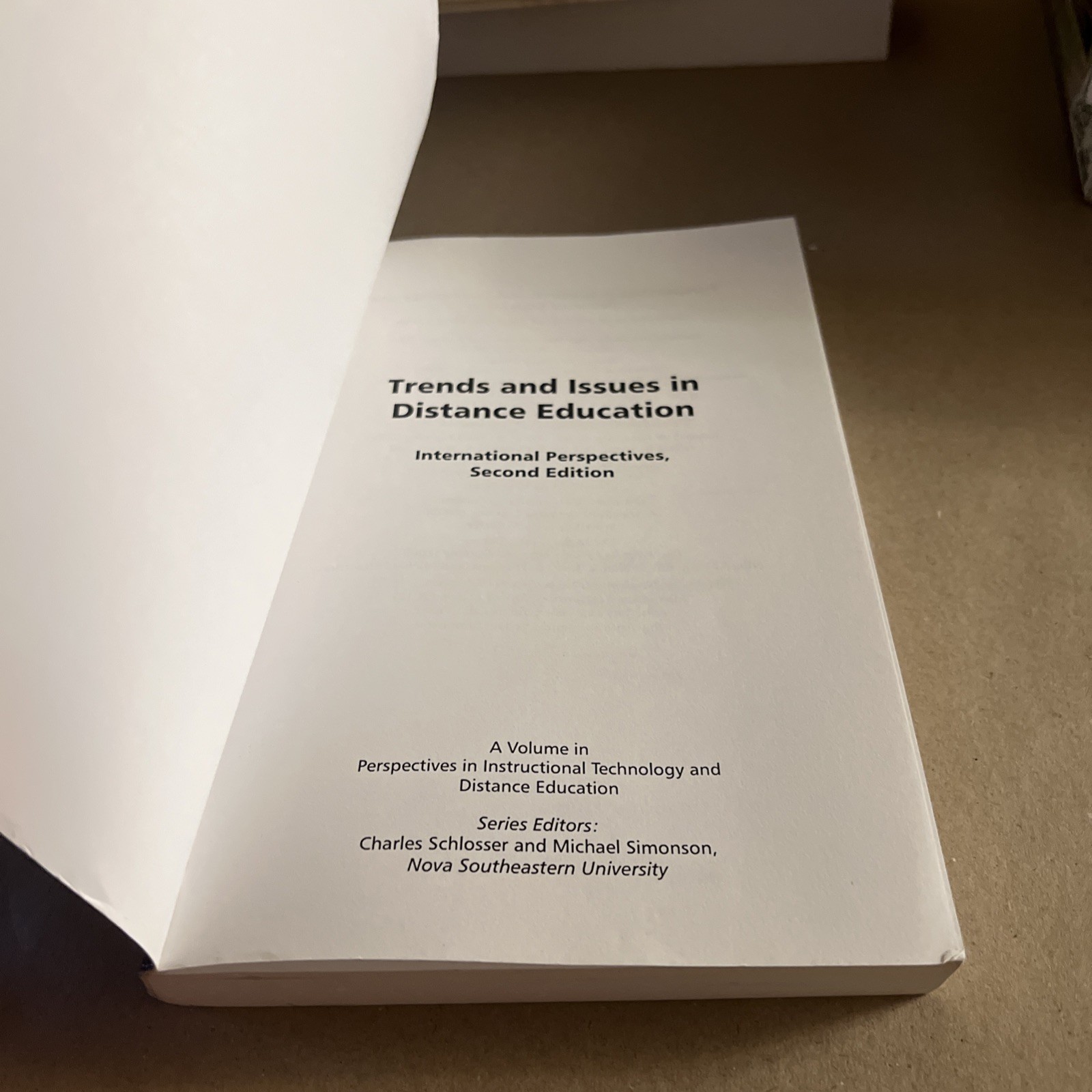 Perspectives in Instructional Technology and Distance Education Ser.: Trends