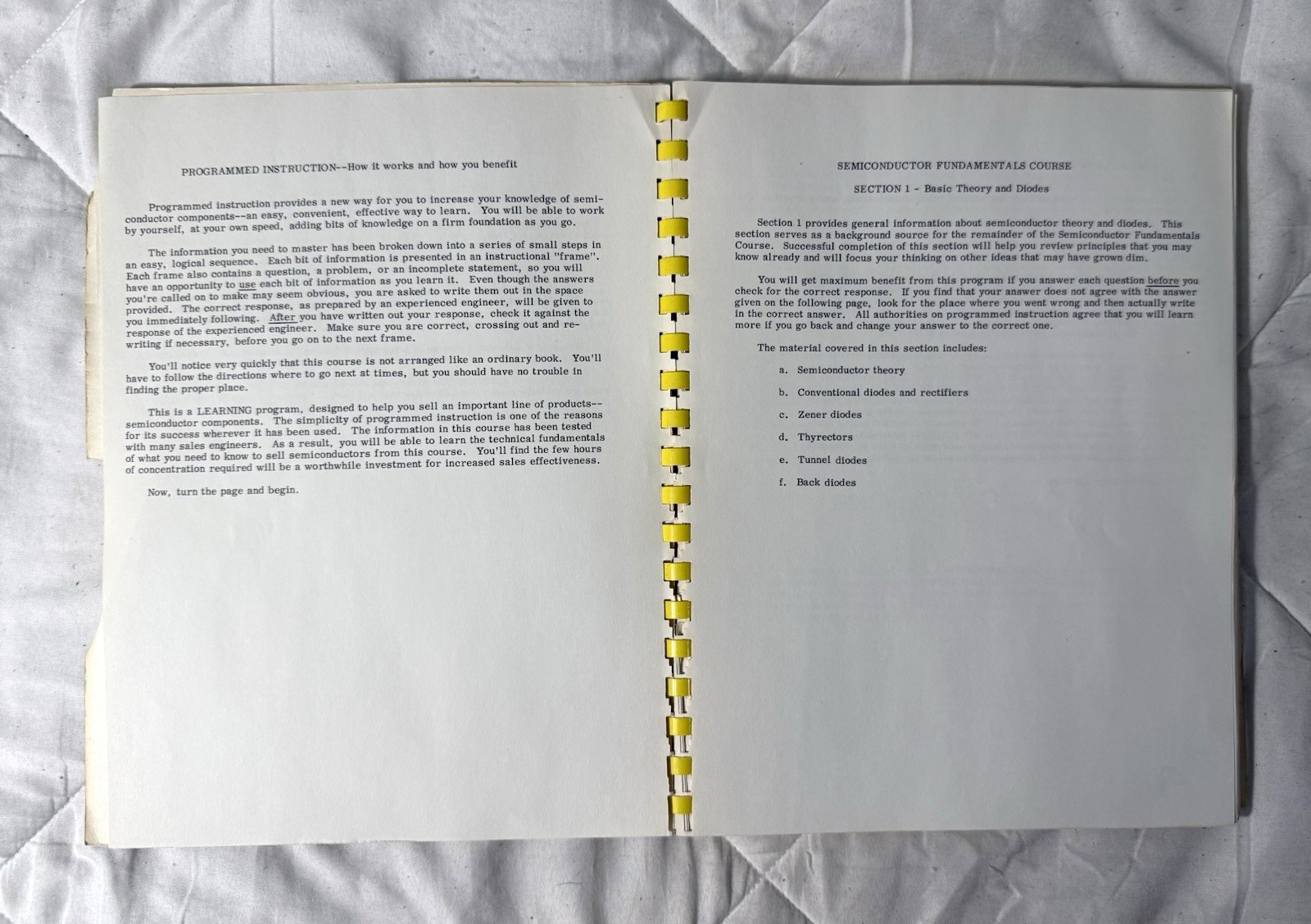 1966 Semiconductor Fundamentals Course, General Electric, Syracuse NY Box Set