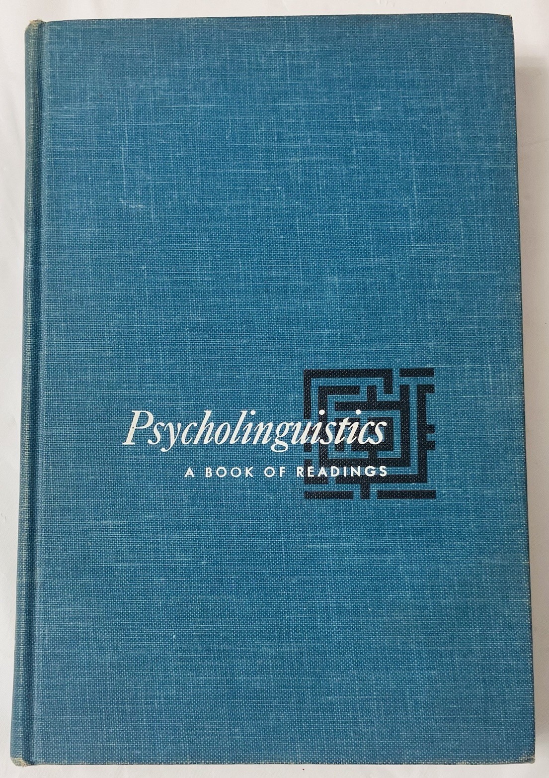 Psycholinguistics Book of Readings Saporta (1961) 1st Ed HC Linguistics Chomsky