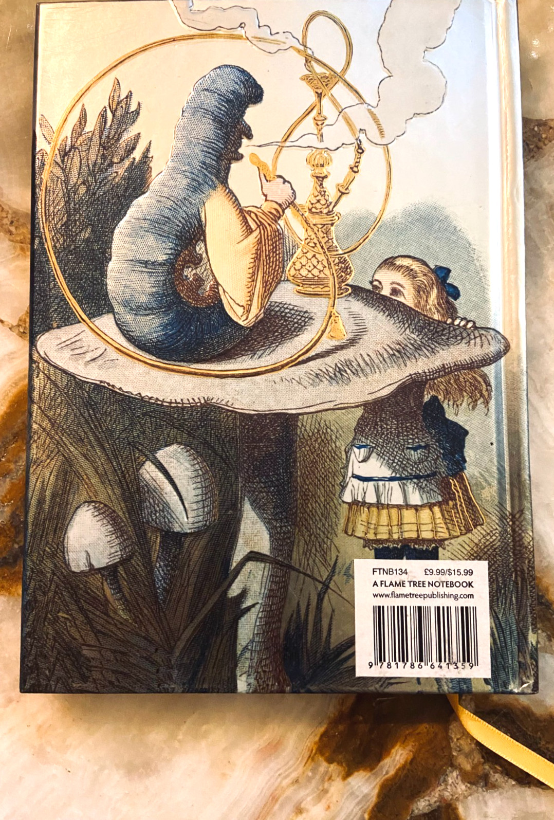 FLAME TREE NOTEBOOKS- British Library Tenniel: Alice-FOILED JOURNAL -NEW