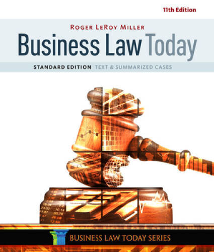 Business Law Today, Standard: Text & Summarized Cases – Hardcover – GOOD