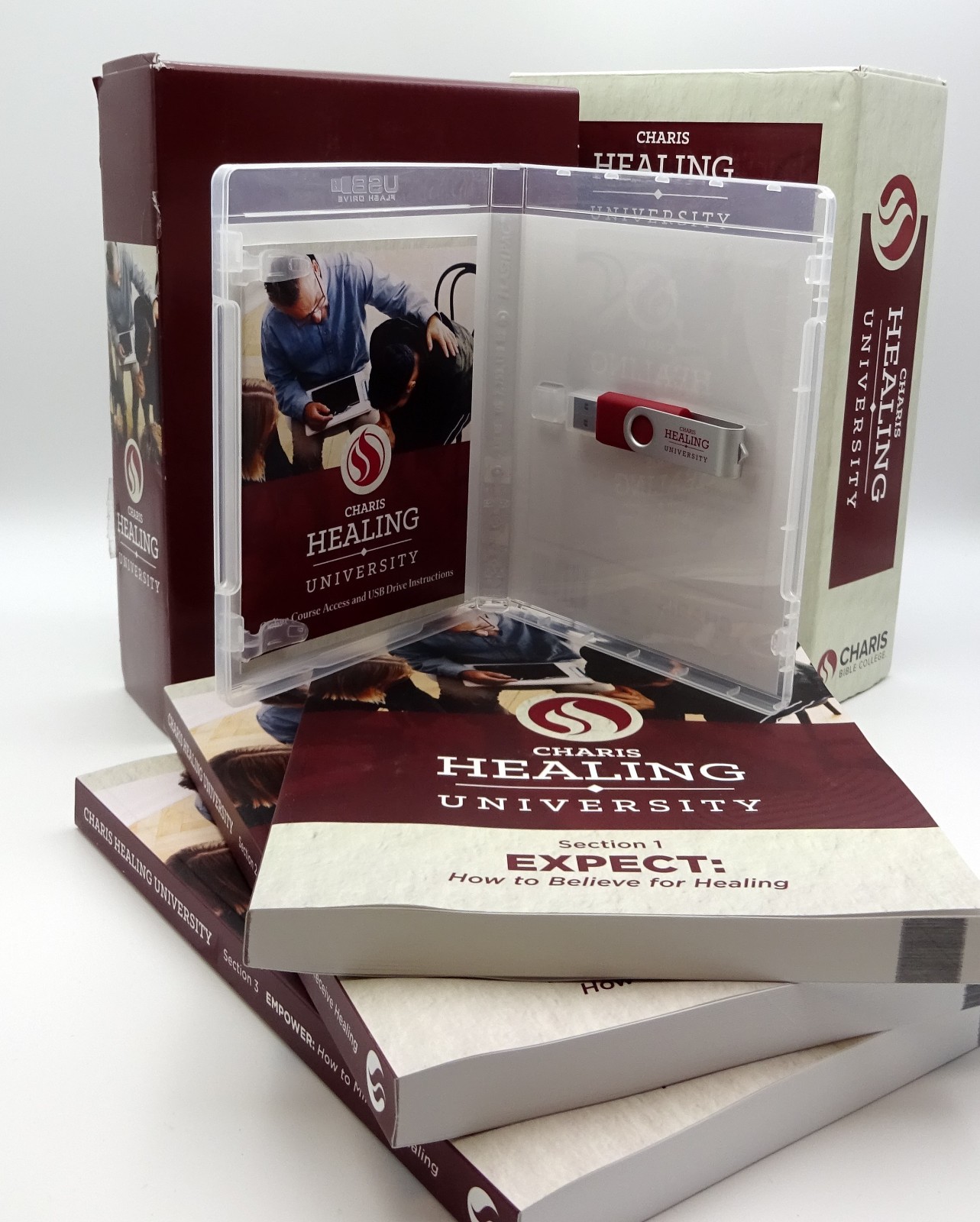 Charis Bible College Healing University Box Set 3 Books & USB Drive