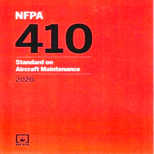 NFPA 410 Standard on Aircraft Maintenance 2020 edition New Stock Fast Shipping