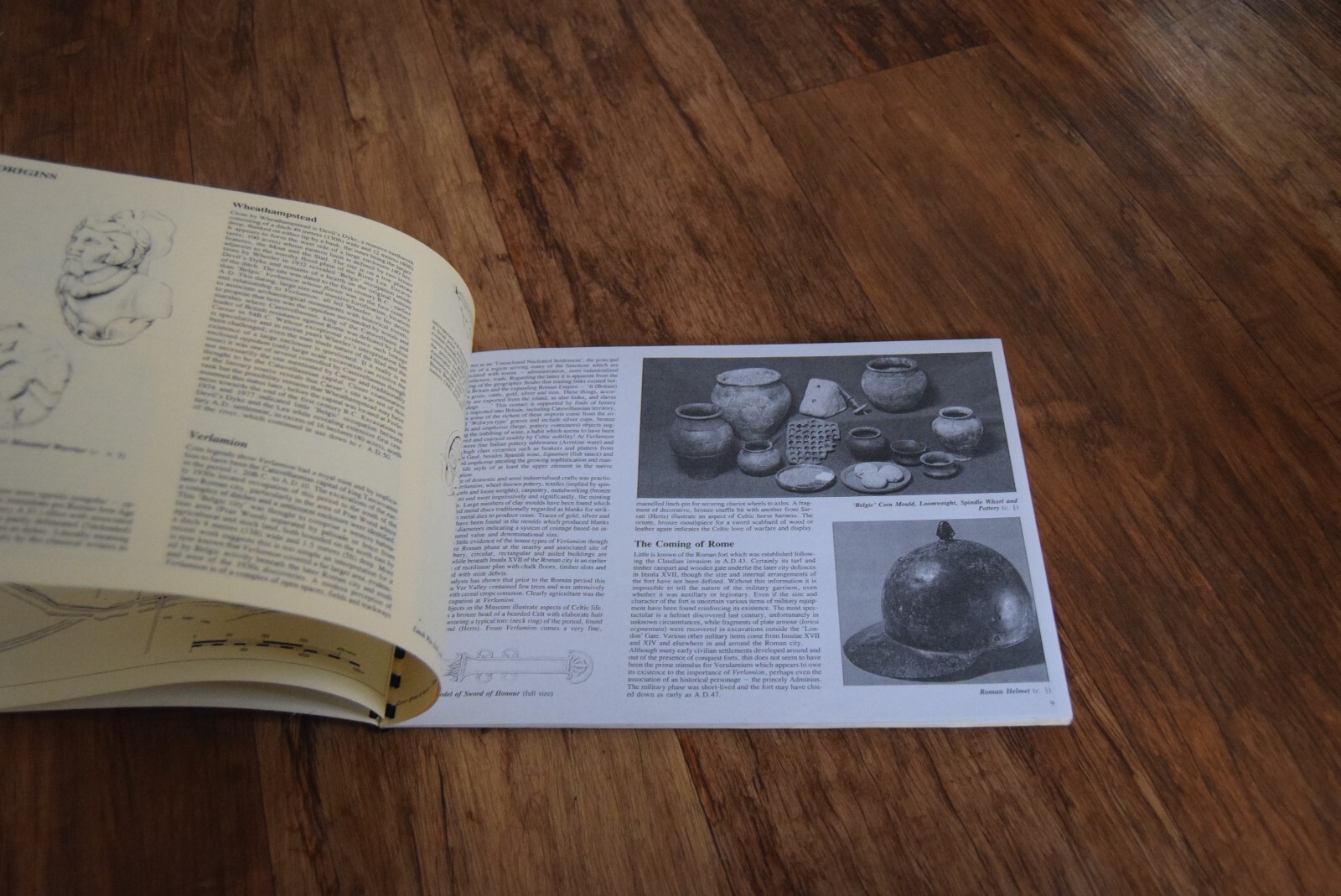 Verulamium Davies Saunders archaeology 1986 Roman PB booklet vintage St Albans