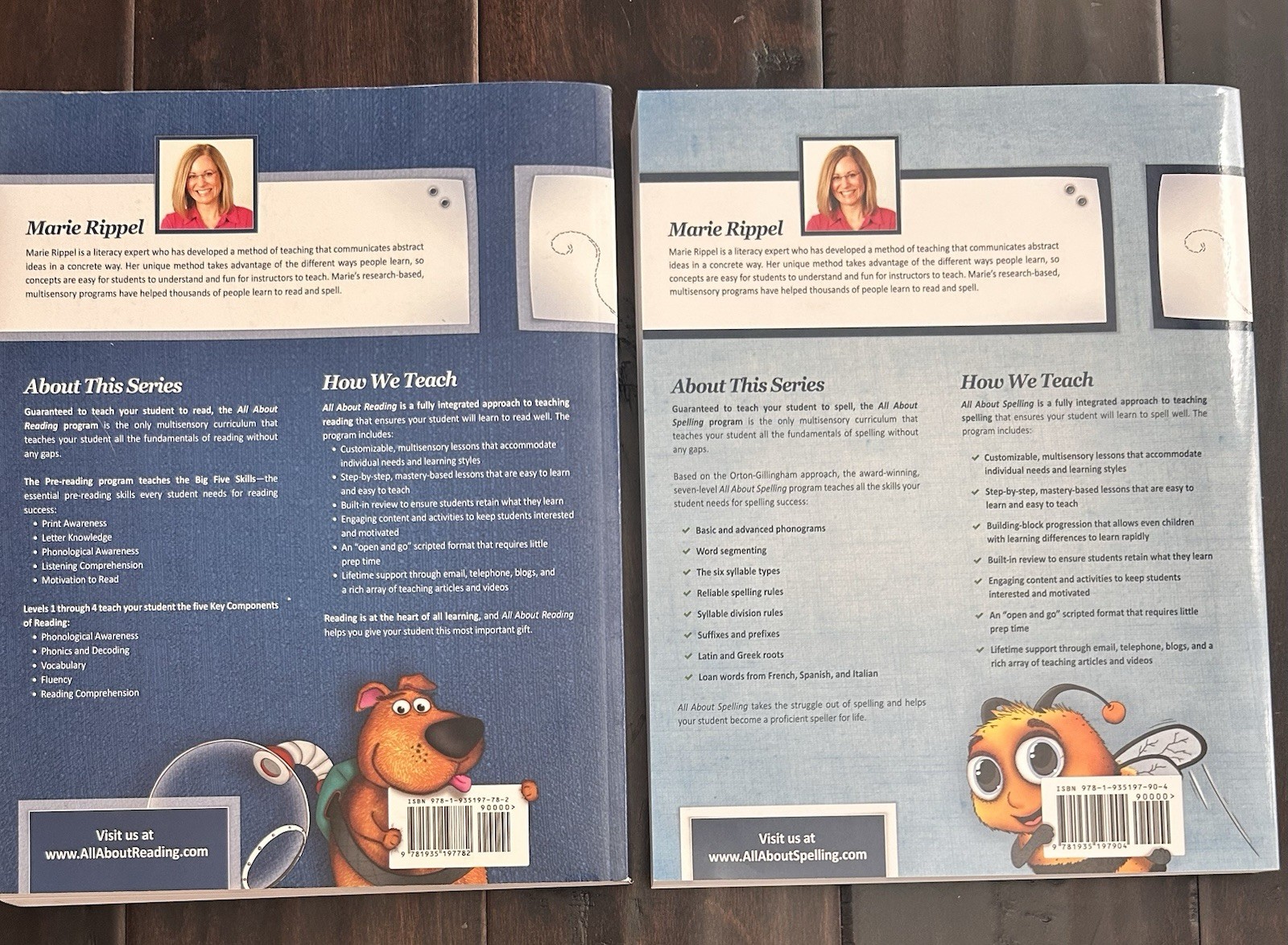 Level 1 Reading & Spelling Teacher’s Manuals, Spelling & Reading Cards & Readers