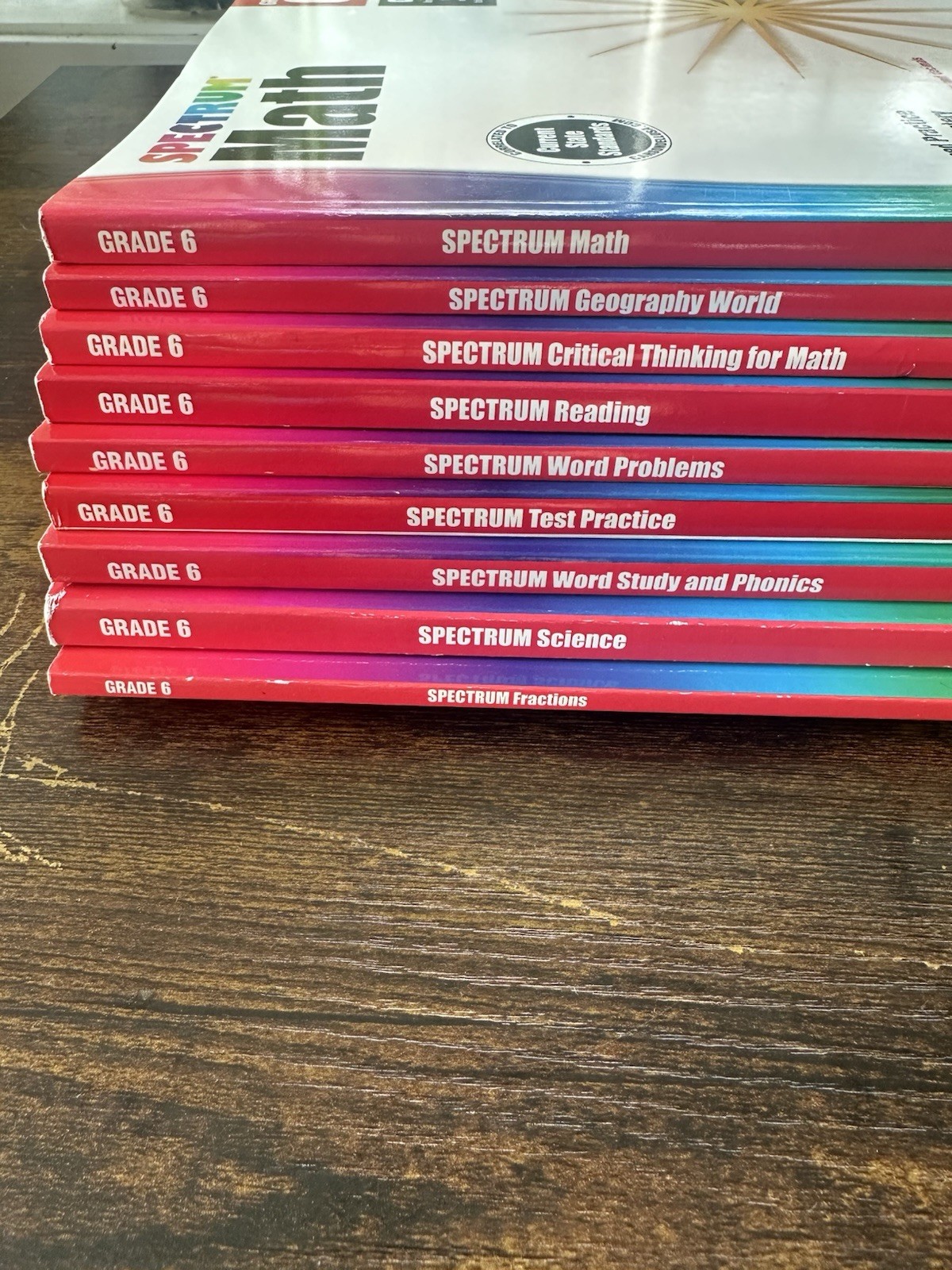 Grade 6 Spectrum Workbooks, All Subjects