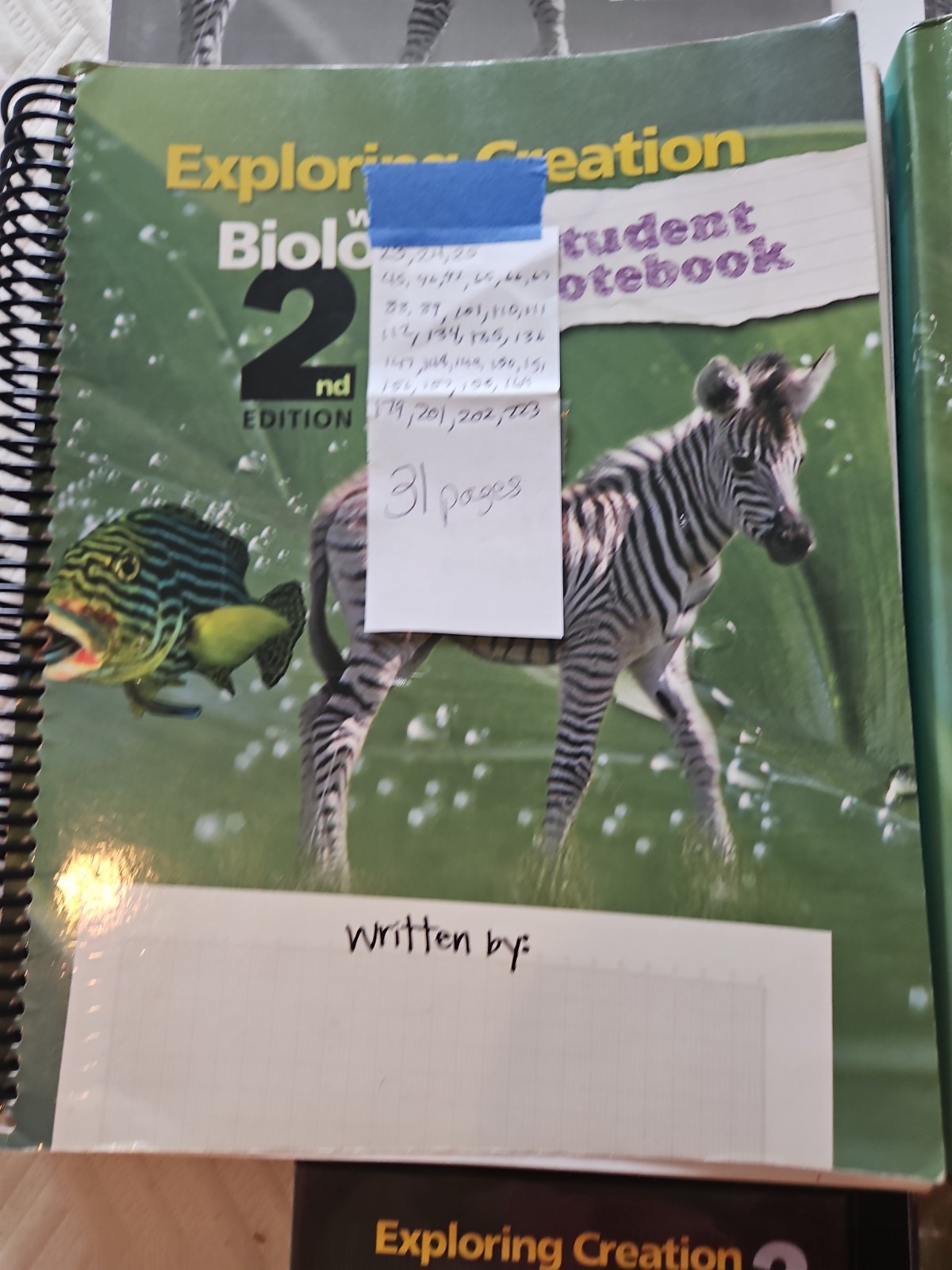 Apologia Exploring Creation With Biology 2nd Edition 6 Item Lot Video…