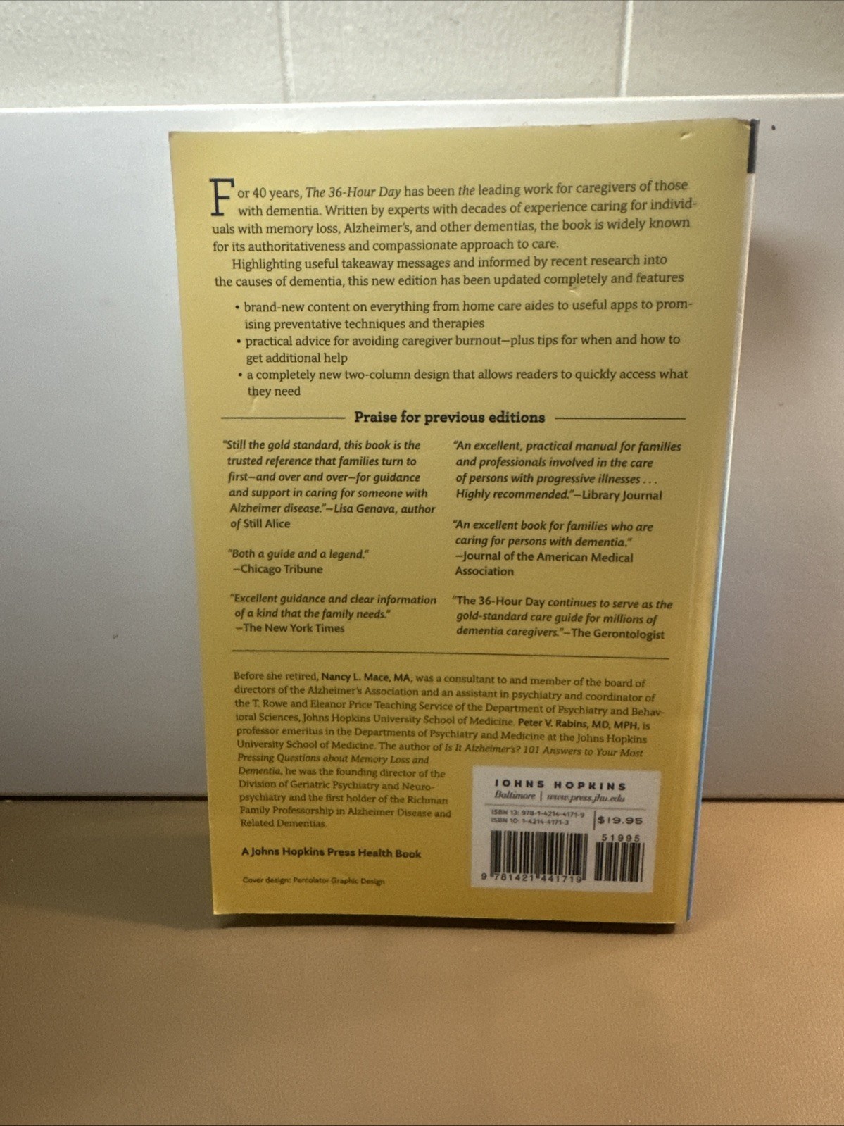 The 36-Hour Day: A Family Guide on Alzheimer and Dementia 7th Edition Paperback