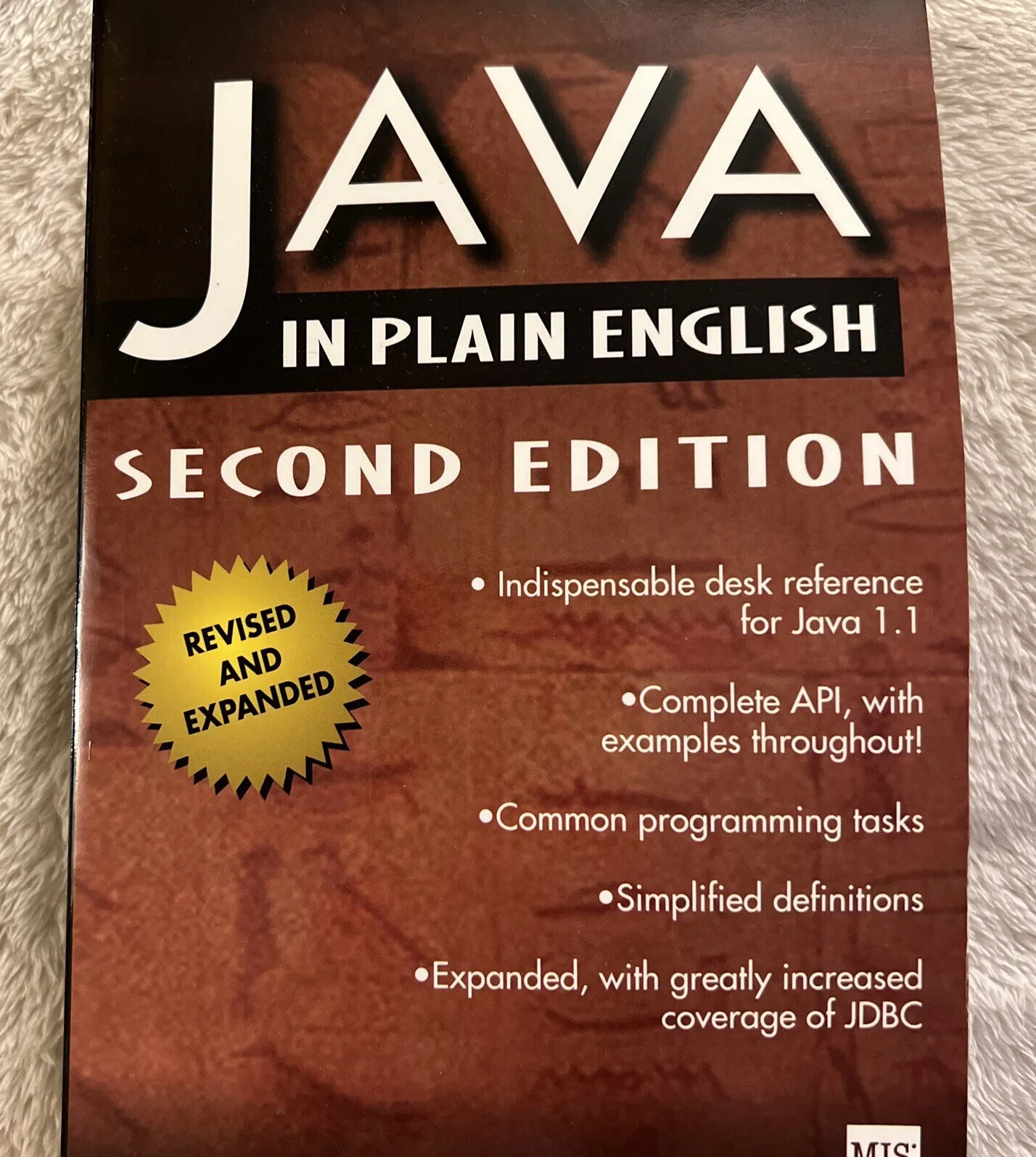 Java 1.1 in Plain English 2nd Edition 1997 by Brian Overland Paperback