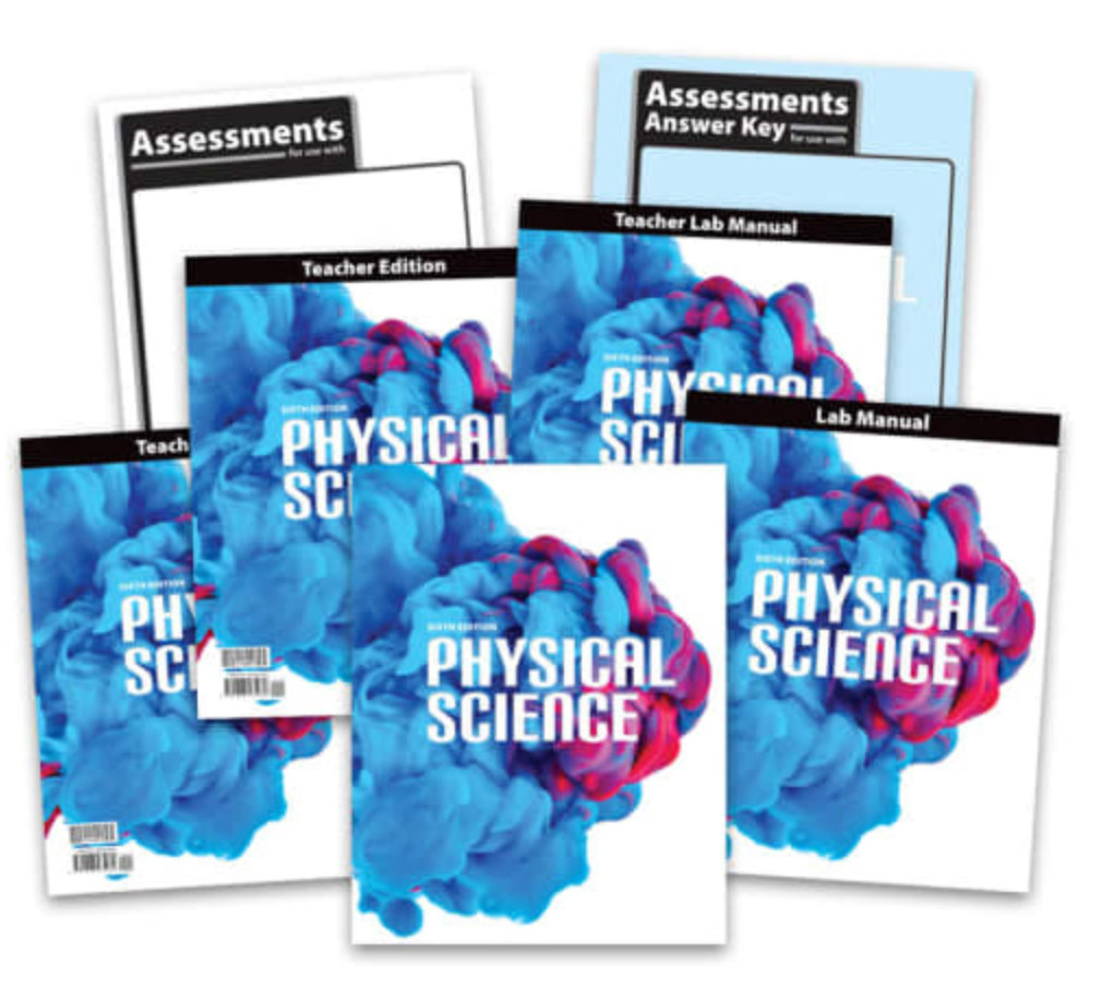 NEW BJU 9th grade 9 PHYSICAL SCIENCE Complete Subject Kit 6th ed CURRENT Box Set