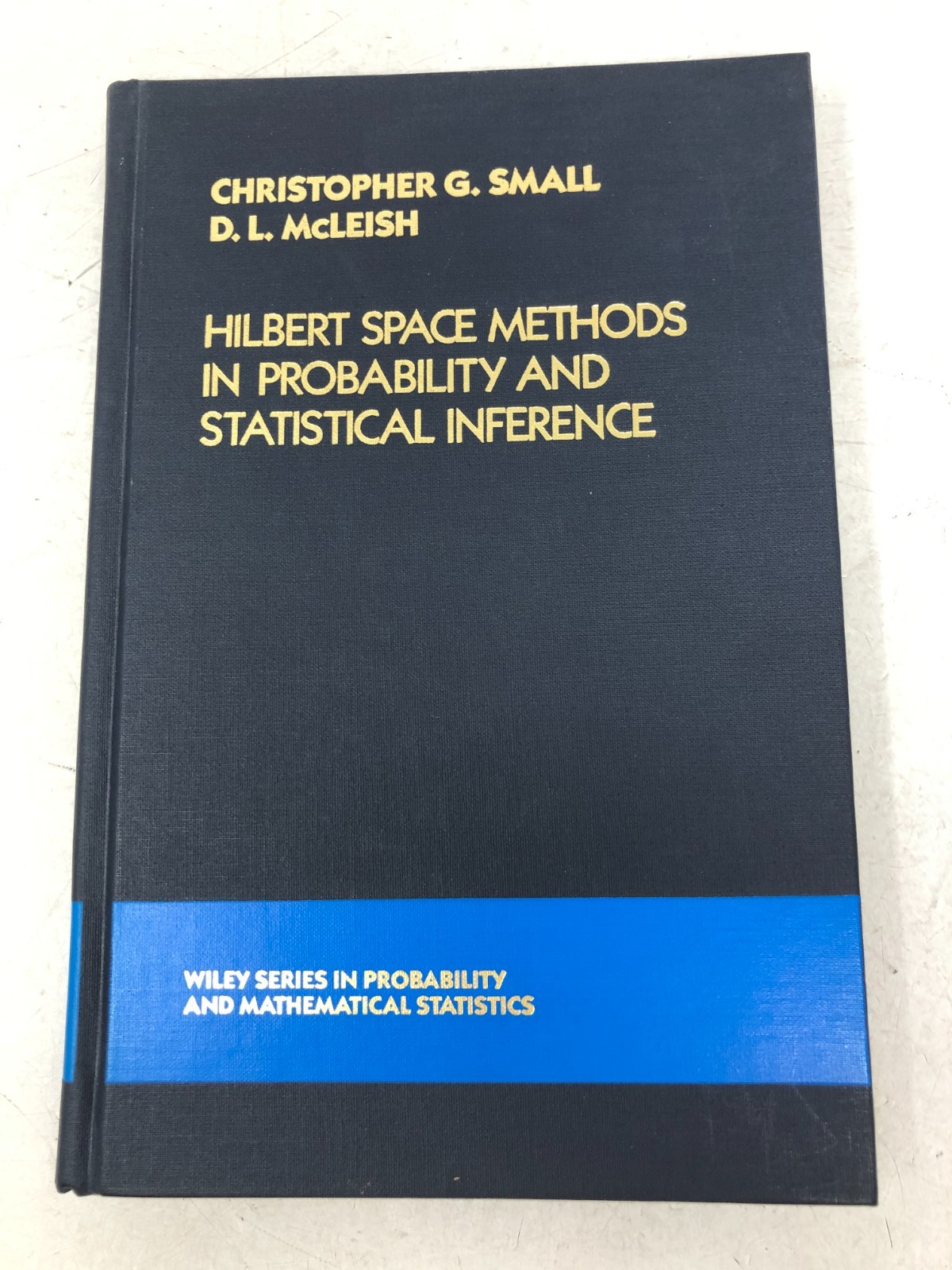Hilbert Space Methods in Probability and Statistical Inference, 1994, E-121