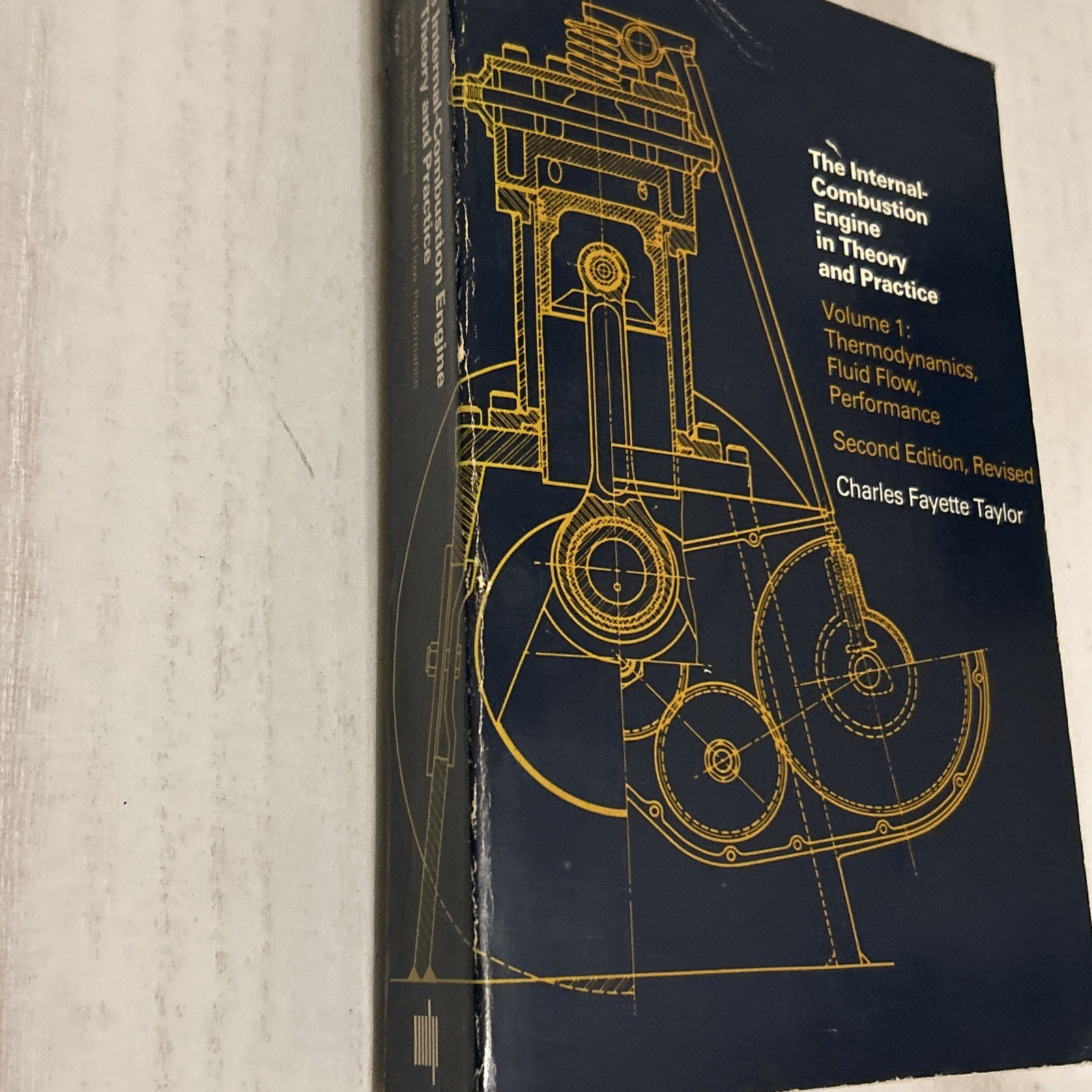 The Internal Combustion Engine In Theory Practice Volume 1 Book With 4 Charts