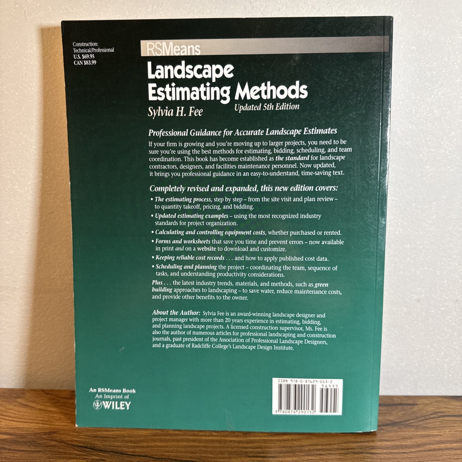 Rsmeans Ser.: Means Landscape Estimating Methods by Sylvia Hollman Fee