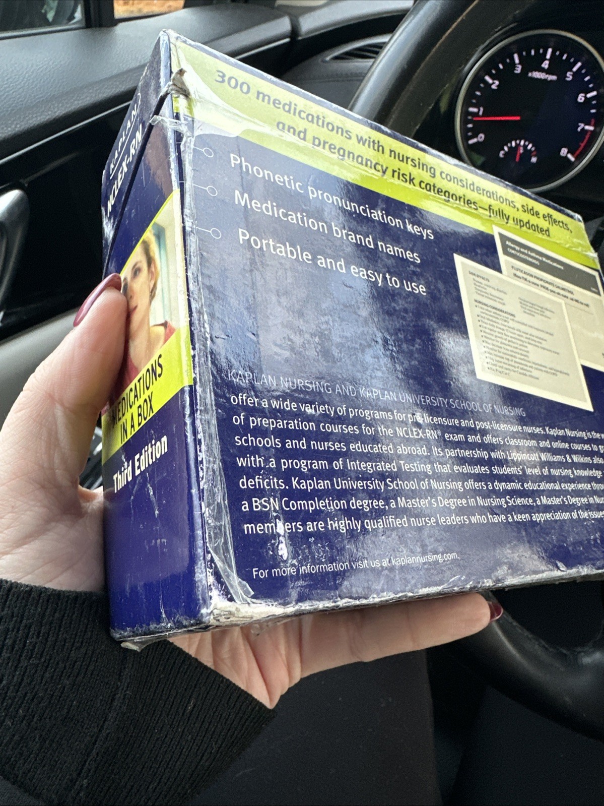 NCLEX-RN Medications in a Box by Kaplan (2011, Cards,Flash Cards) Pharmacy Nurse