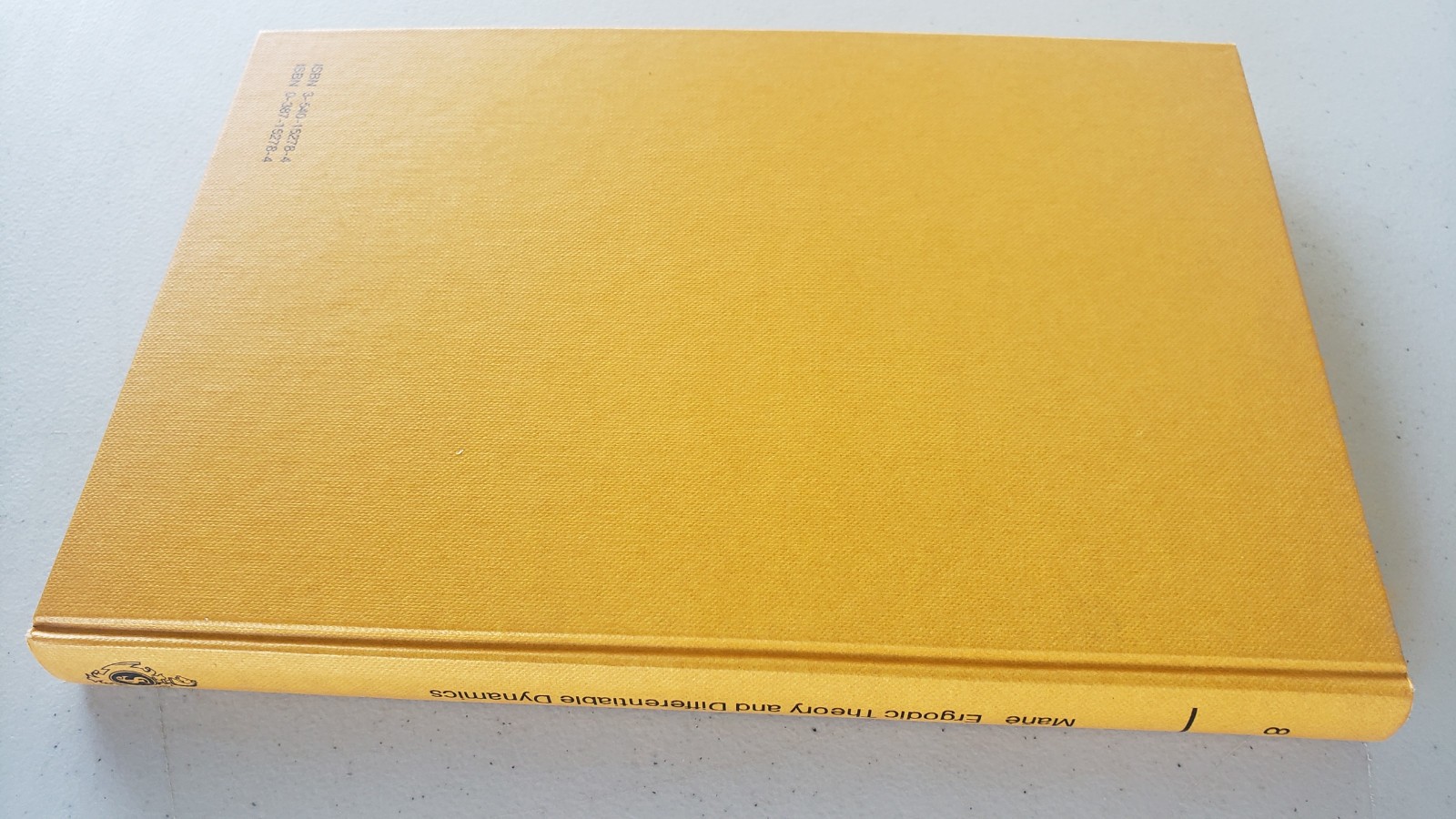 Rare Math: Ergodic Theory and Differentiable Dynamics Mane 1987 Springer NEW