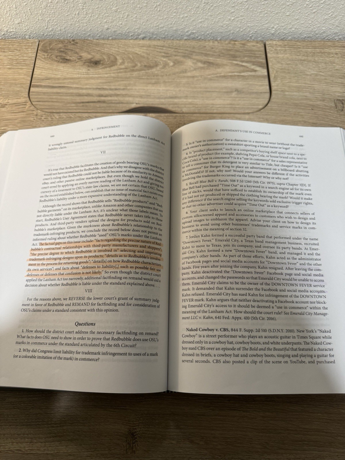 Carolina Academic Press Trademark & Unfair Competition Law 7th Ed Hardcover